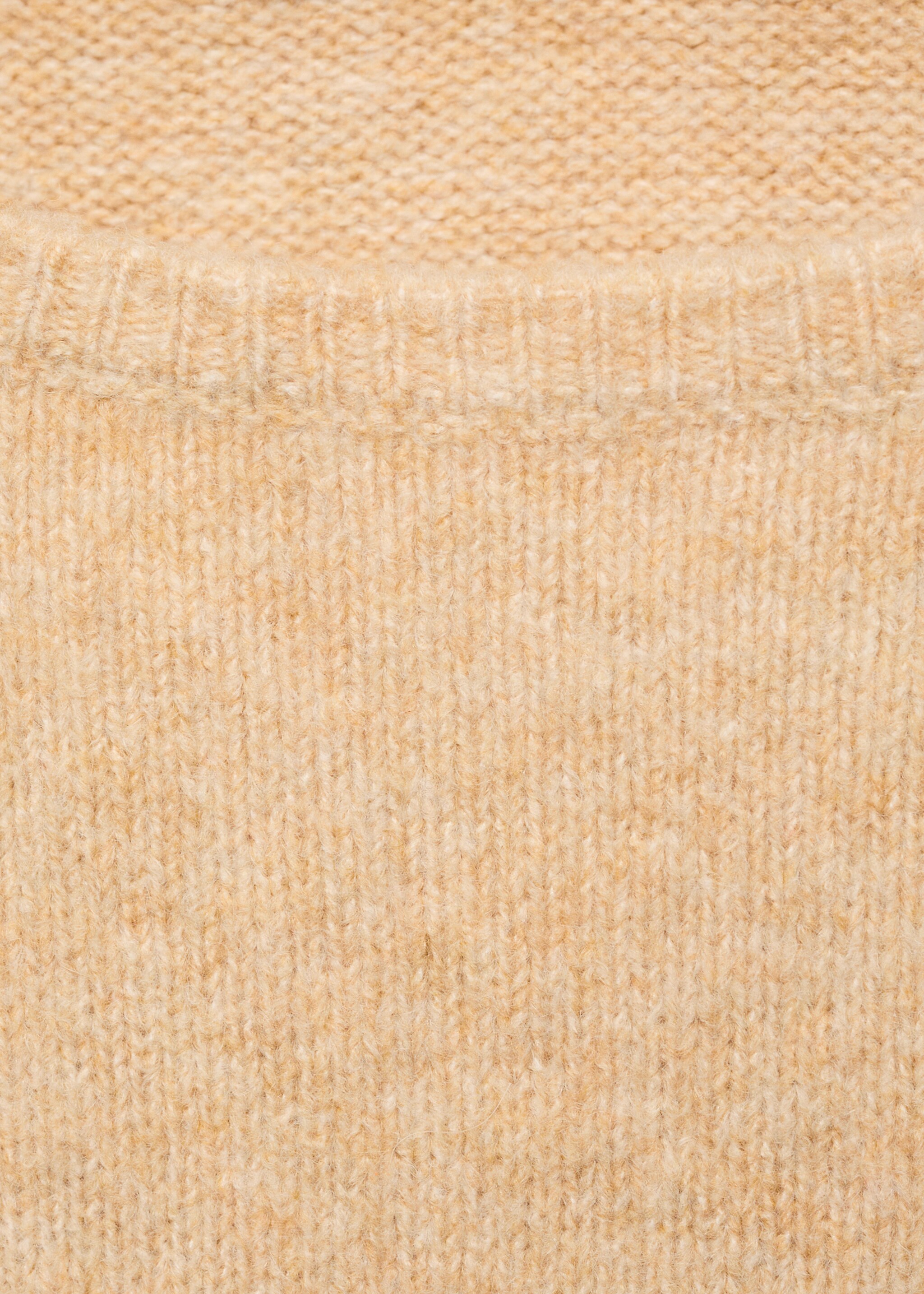 Midi-Strickkleid - Detail des Artikels 8, Mittelbraun. Ref: 77097678-00.