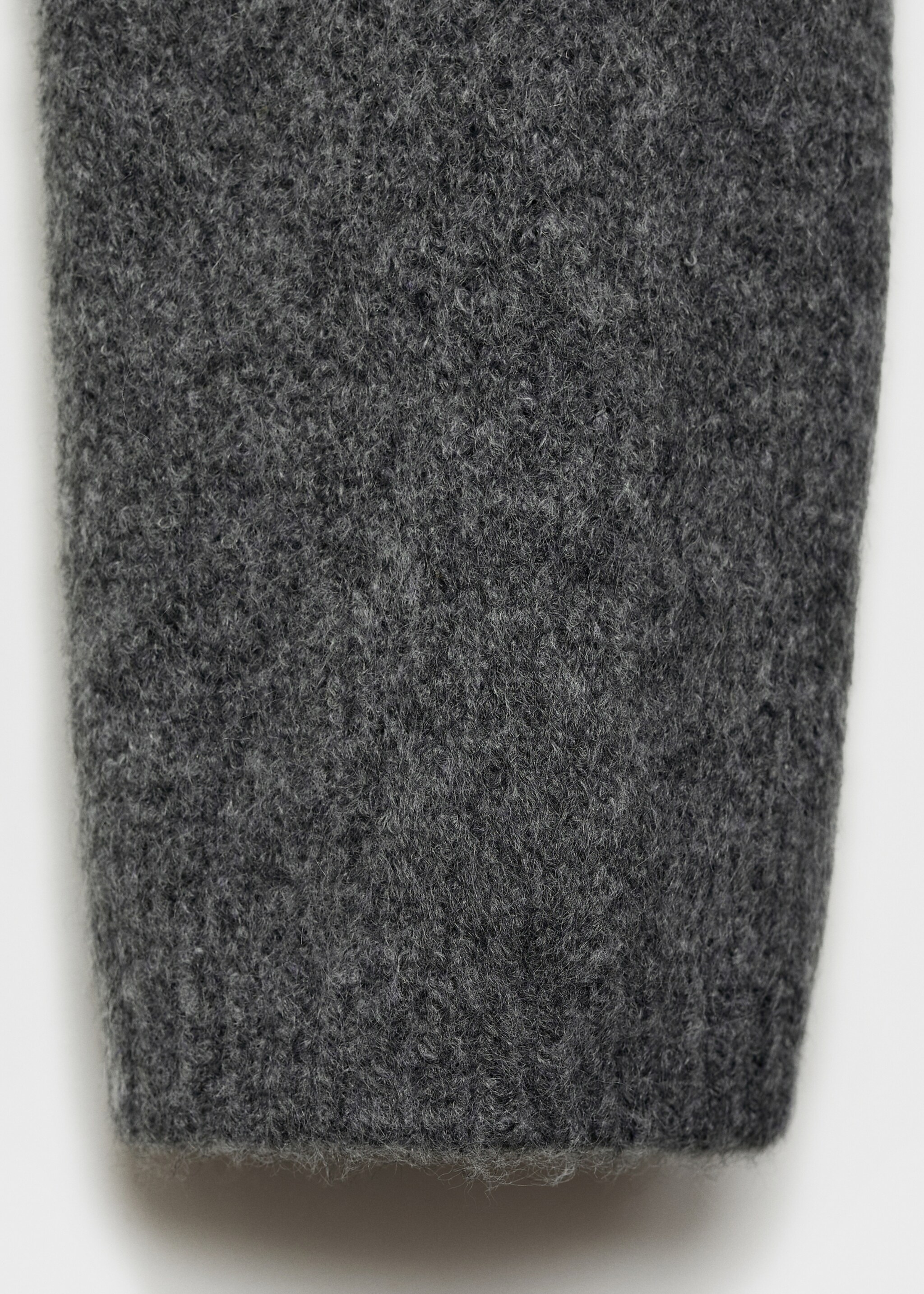 Knit midi dress - Details of the article 0, Medium Heather Grey. Ref: 77097678-00.