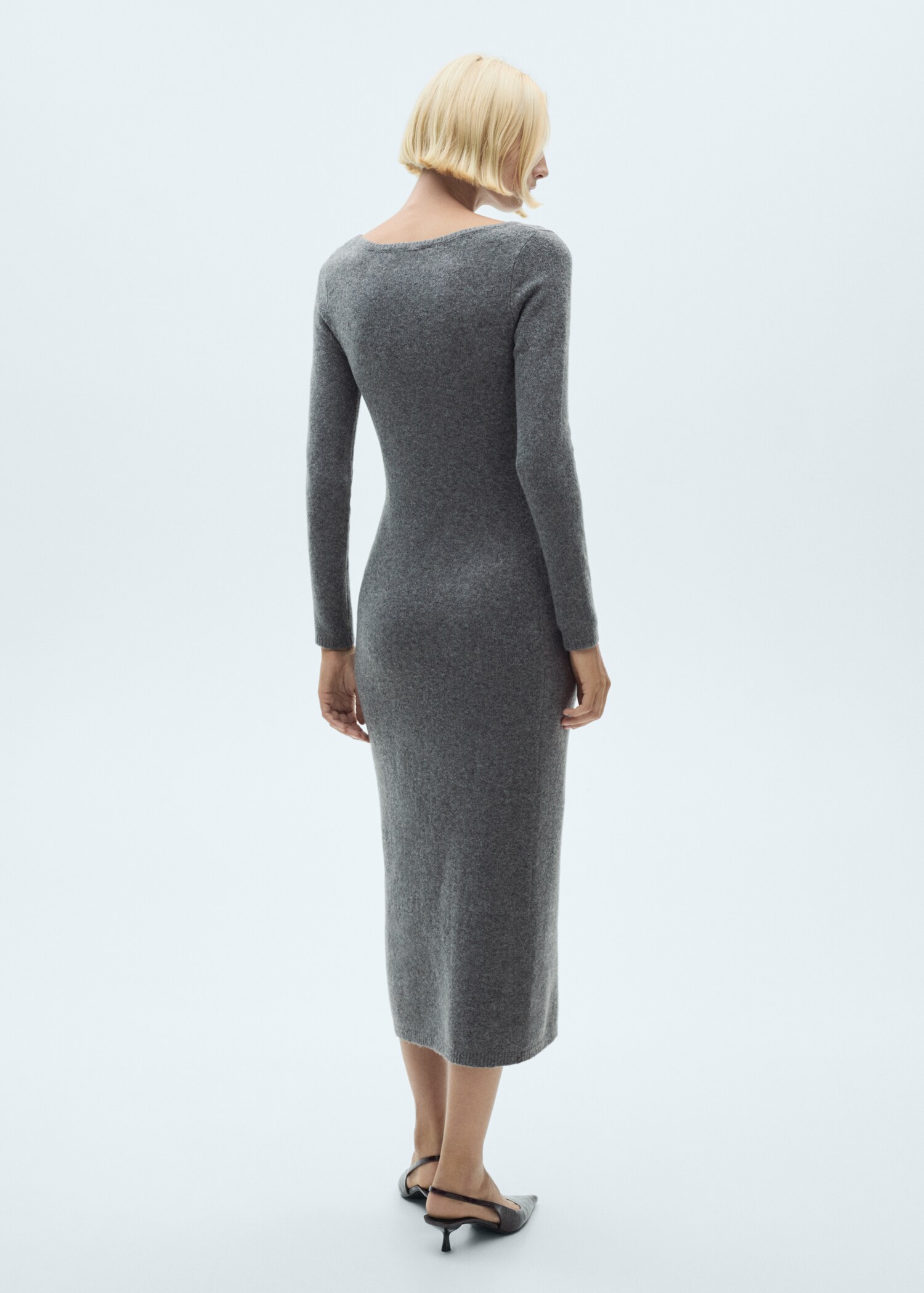Knit midi dress - Reverse of the article