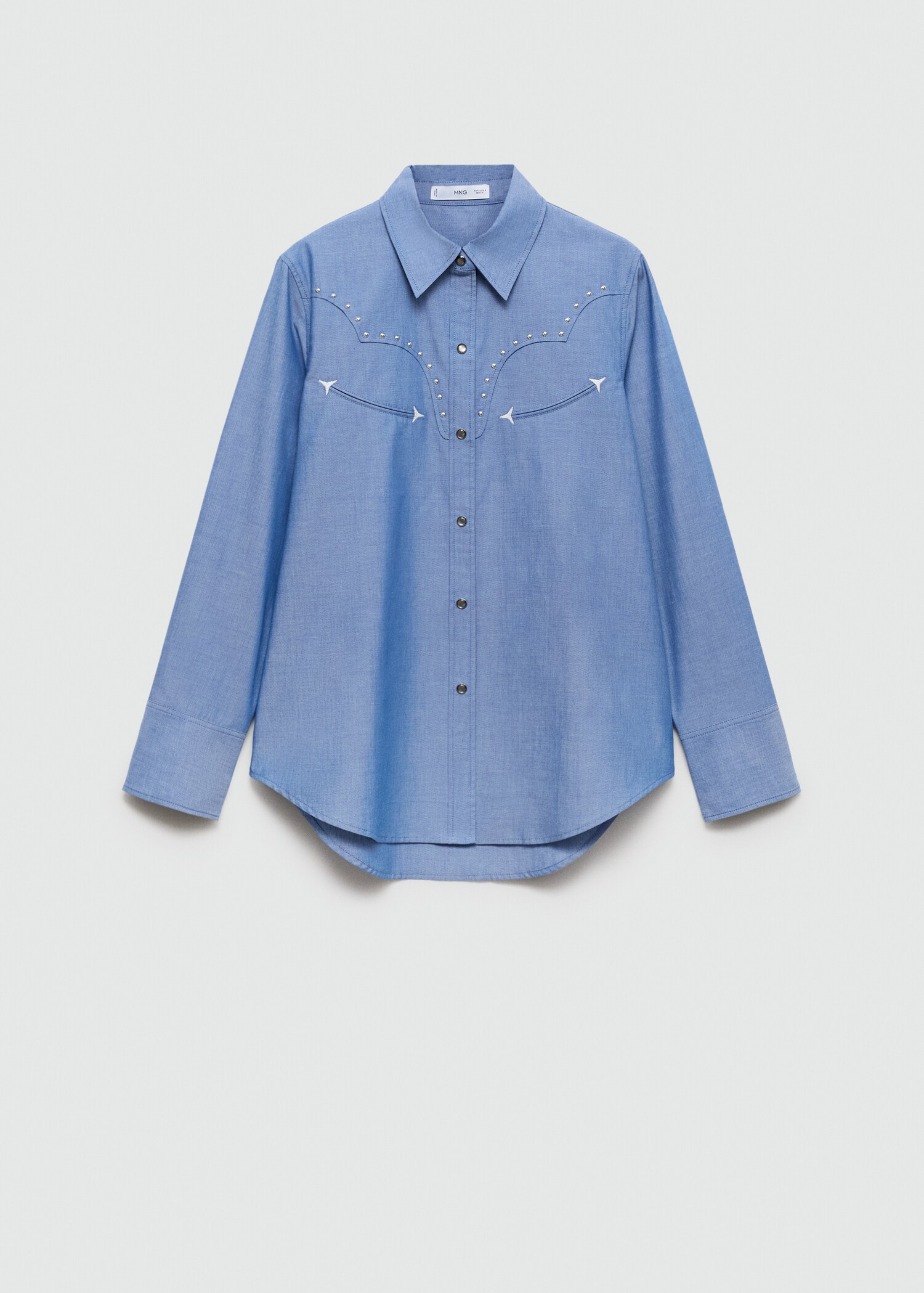 Chemise coton détail studs - Article sans modèle