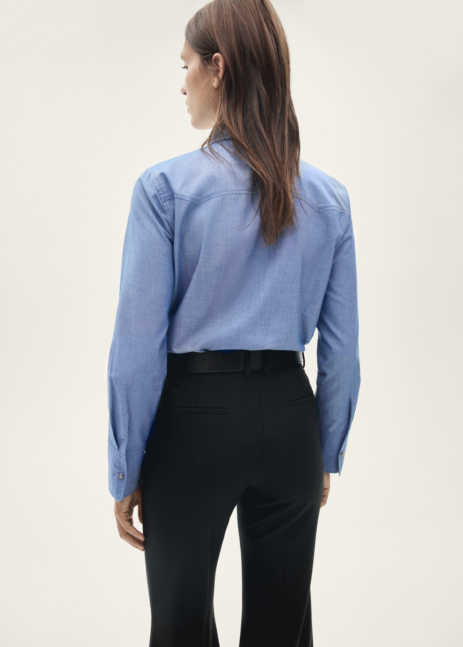 Chemise coton détail studs - Verso de l’article