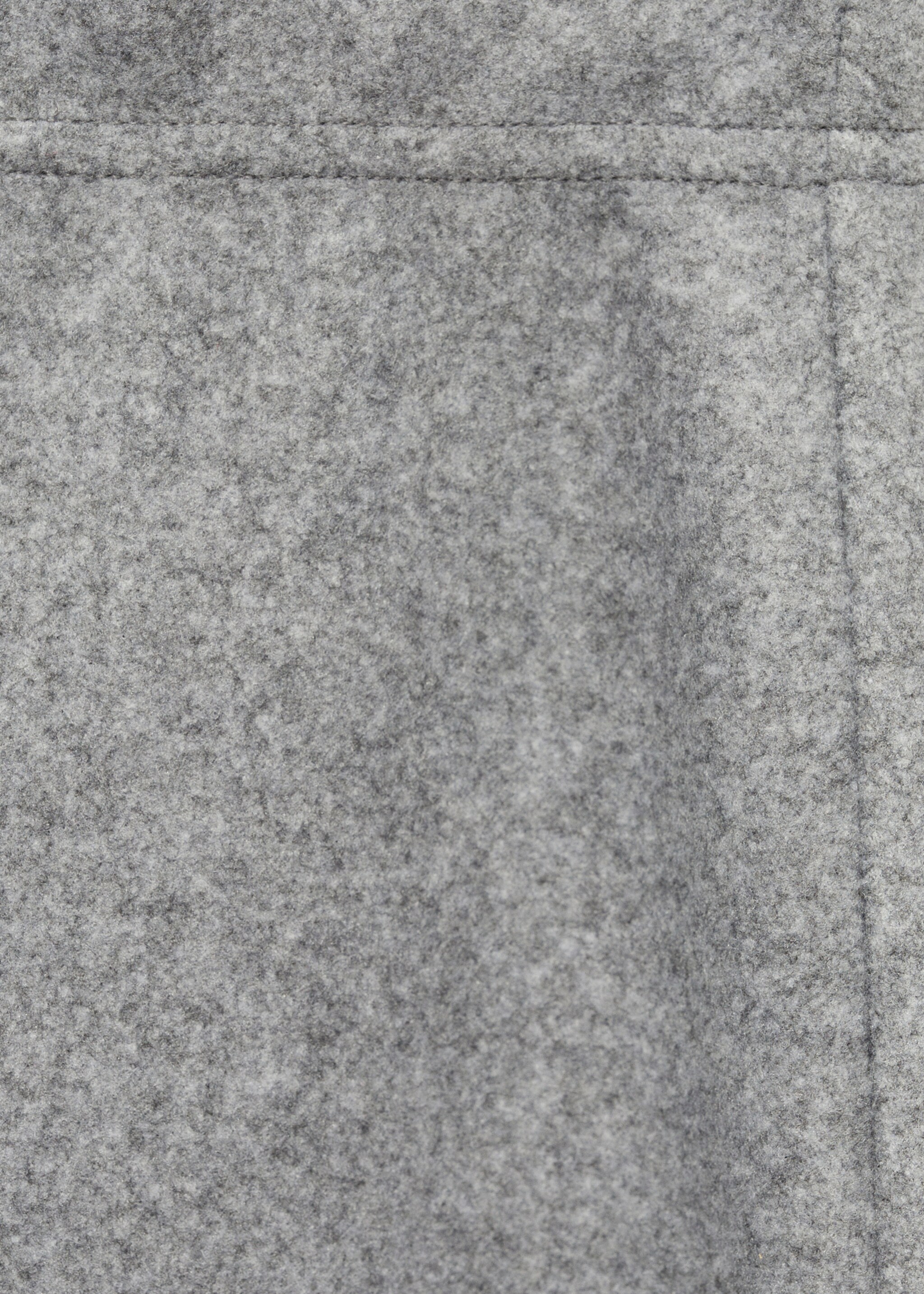 Sweatshirt midi brim - Details of the article 8, Grey. Ref: 77097685-00.