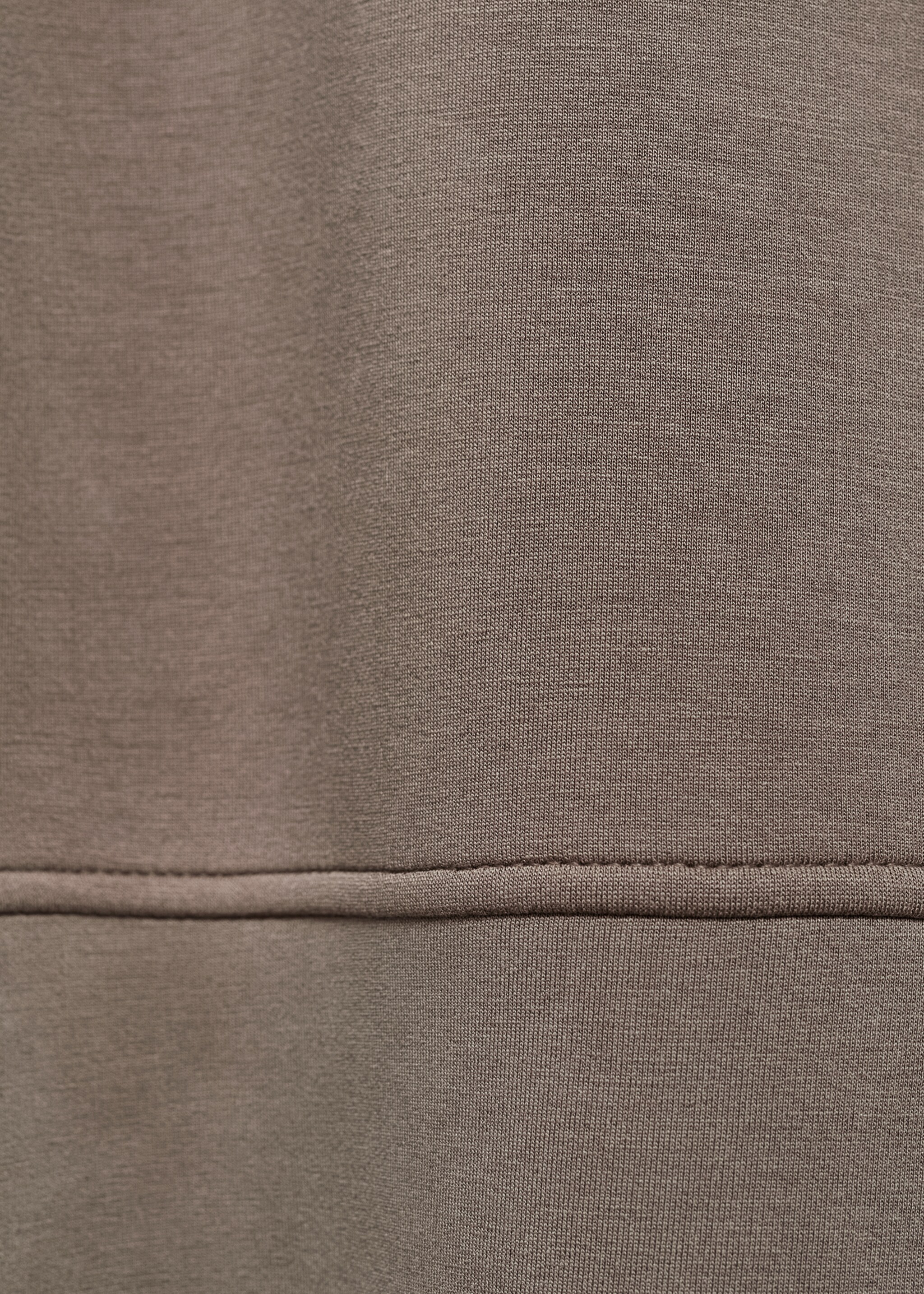 Turtleneck sweatshirt with zip - Details of the article 0, Medium Brown. Ref: 77097691-00.