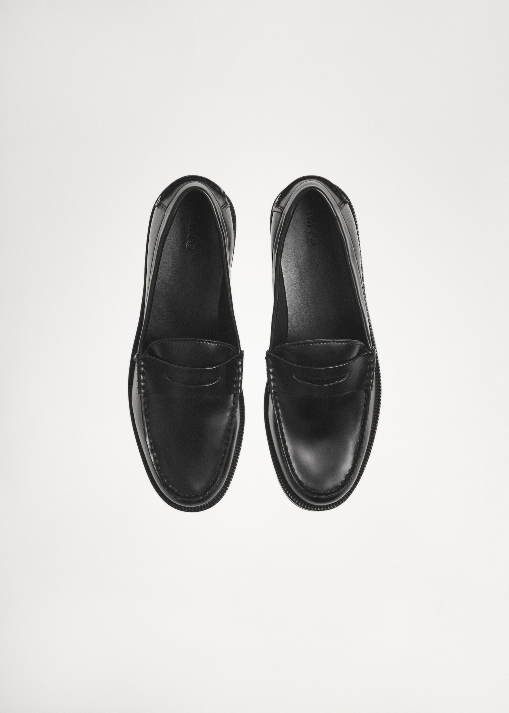 Classic loafers - Details of the article 5, Black. Ref: 77097698-00.