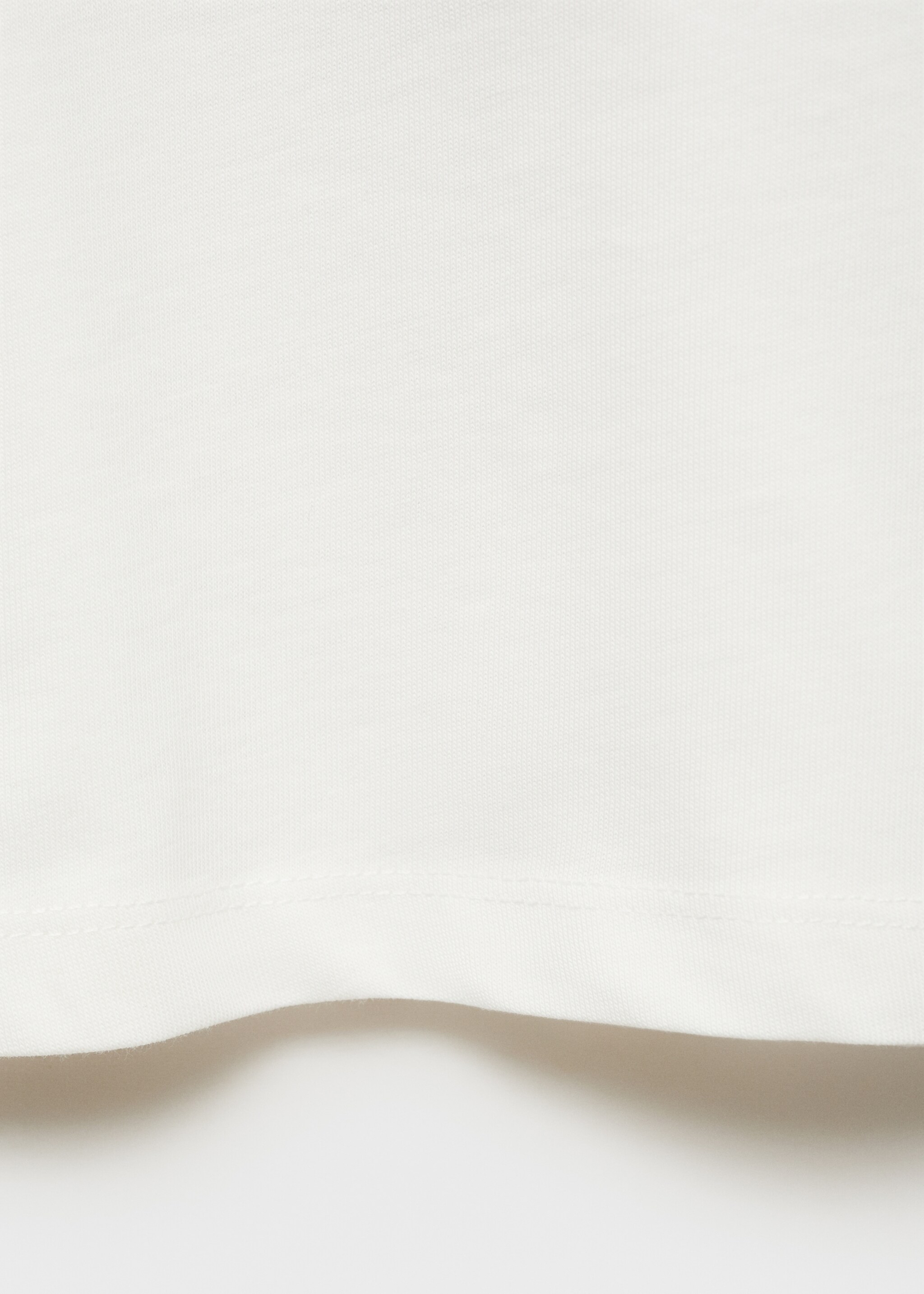 Printed long sleeve t-shirt - Details of the article 0, Off White. Ref: 77097699-00.