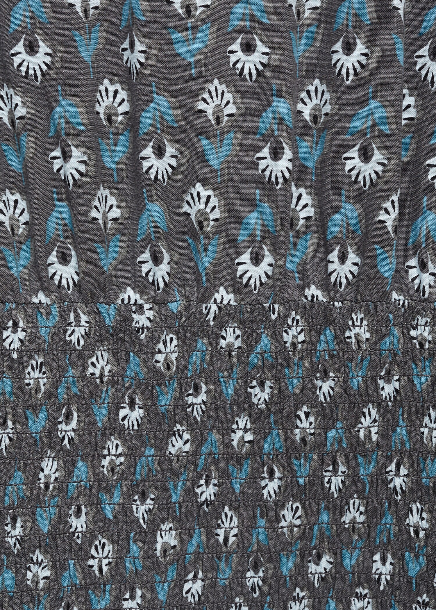Printed dress with ruffled detail - Details of the article 8