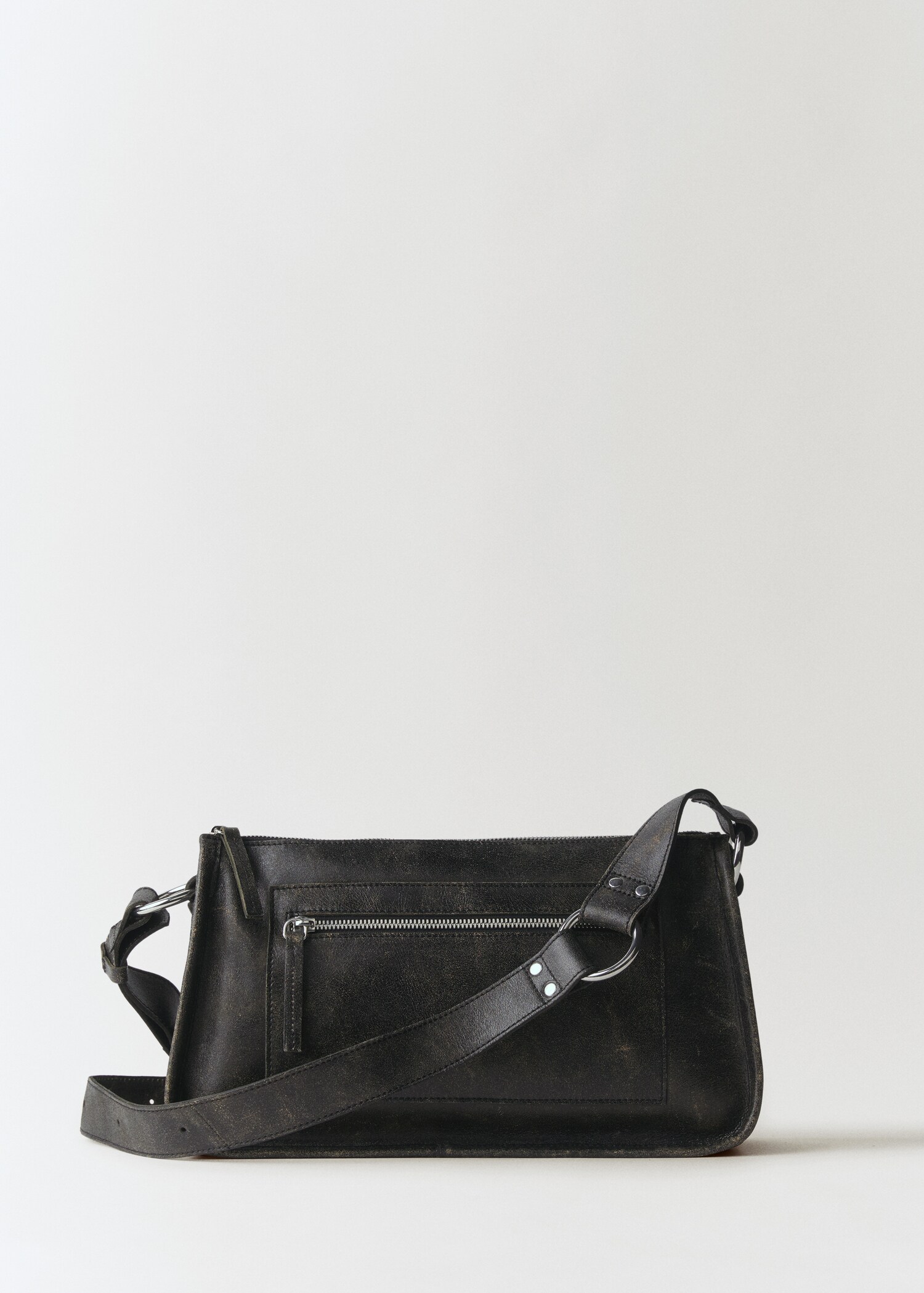 Carteira de pele com pormenores metálicos - Artigo sem modelo