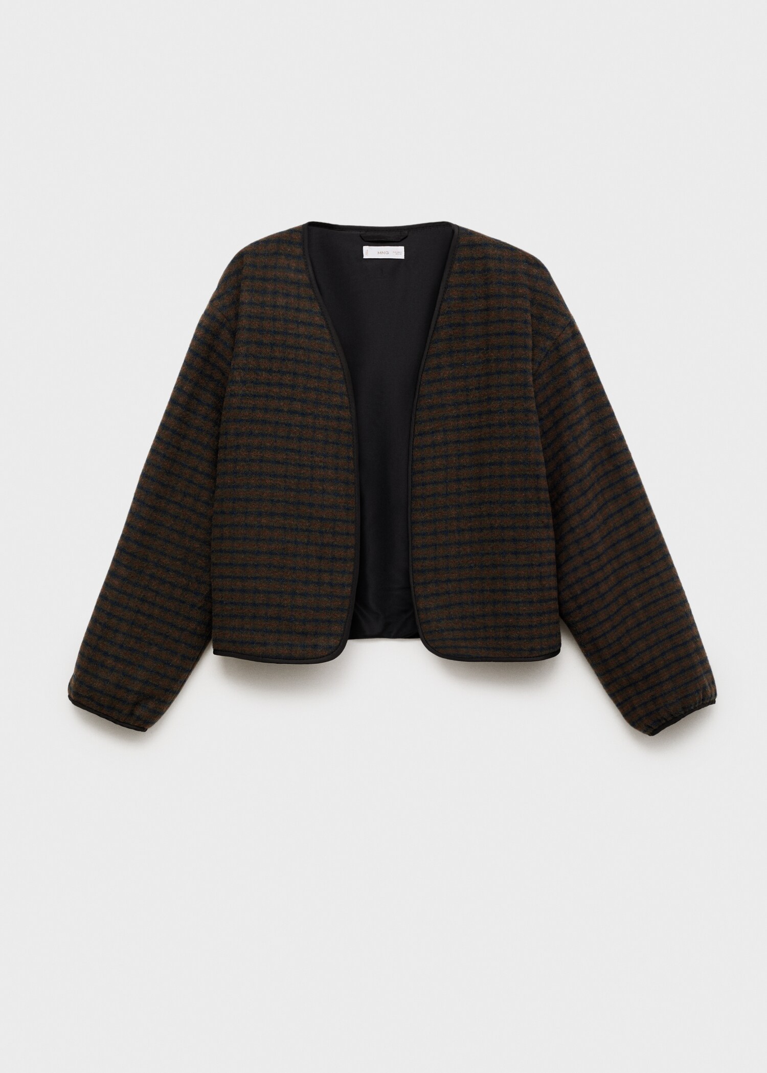 Jacke mit quadratischer Struktur - Artikel ohne Model