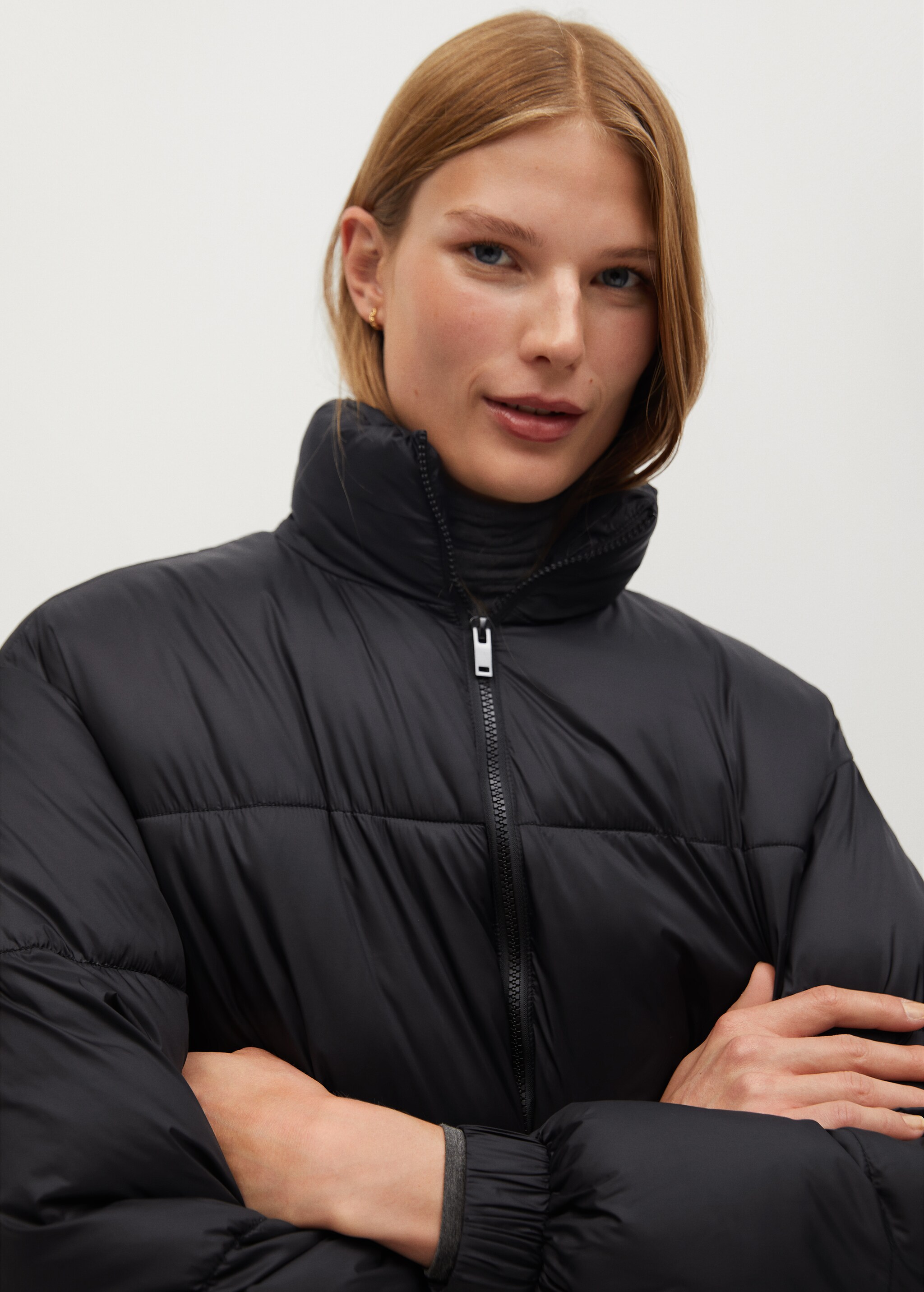 Prošívaný anorak oversize - Detail zboží 3