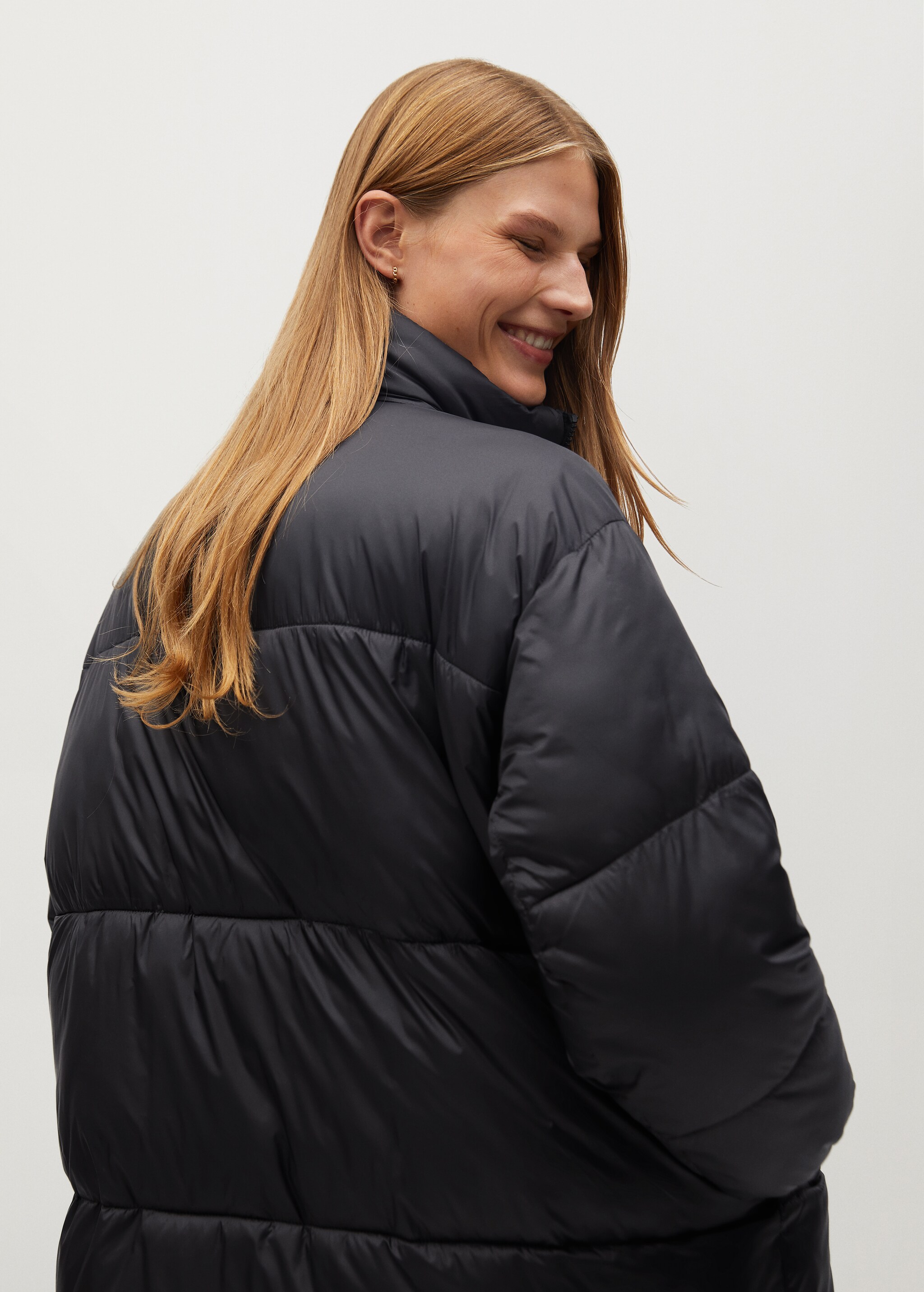 Prošívaný anorak oversize - Detail zboží 4