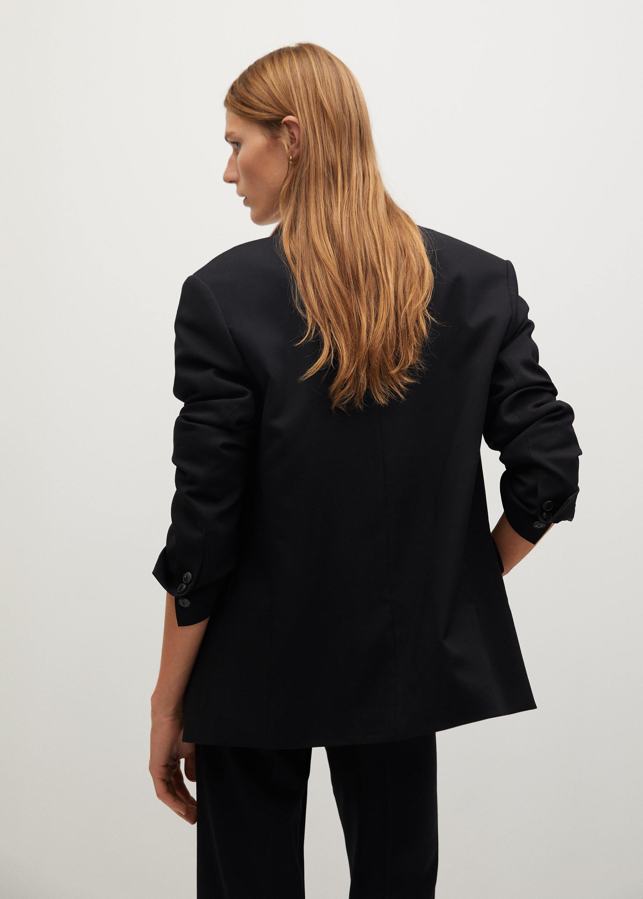 Structured suit blazer - Reverse of the article