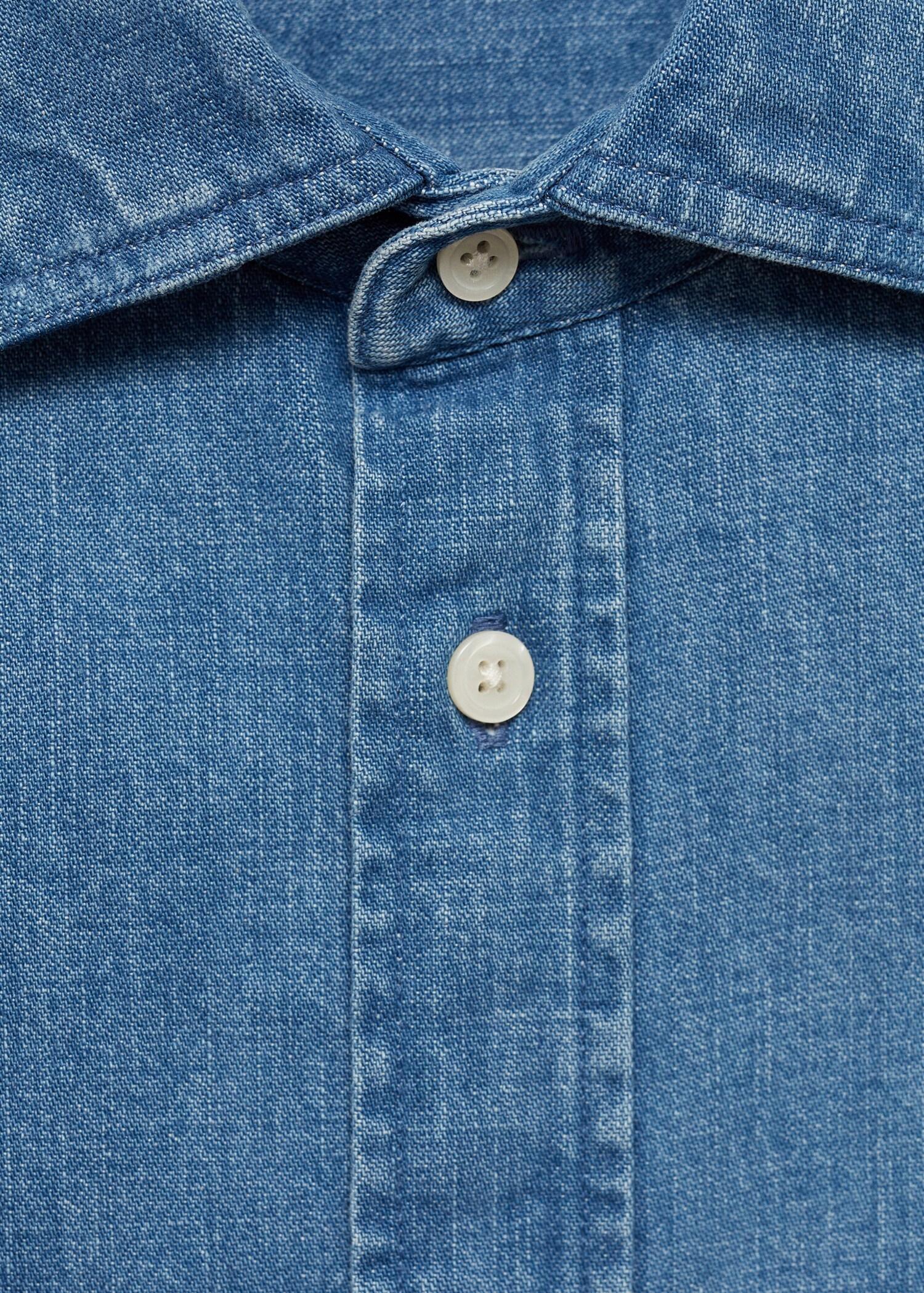 Regular fit denim shirt - Details of the article 8