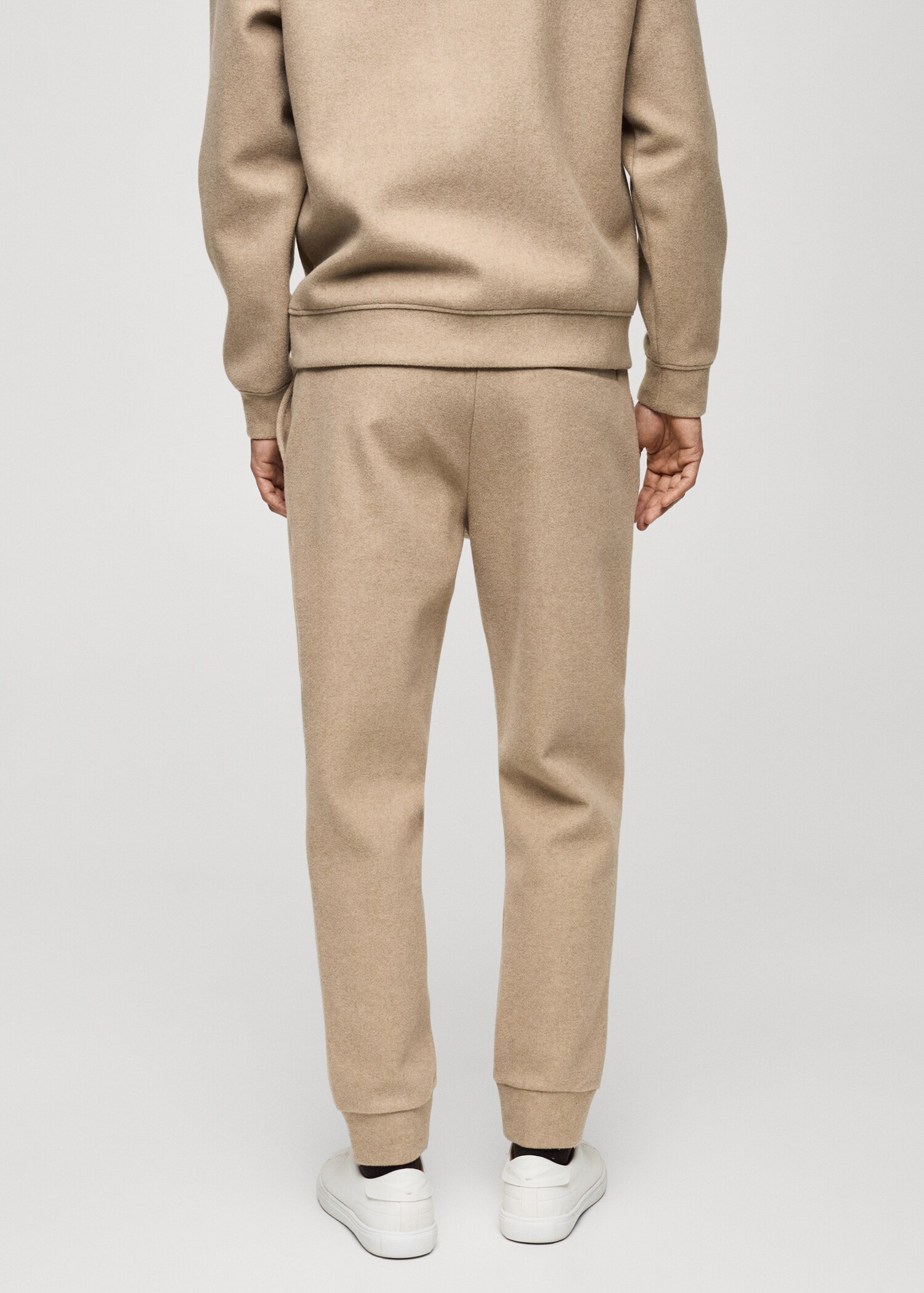 Joggers franela cordón - Reverso del artículo