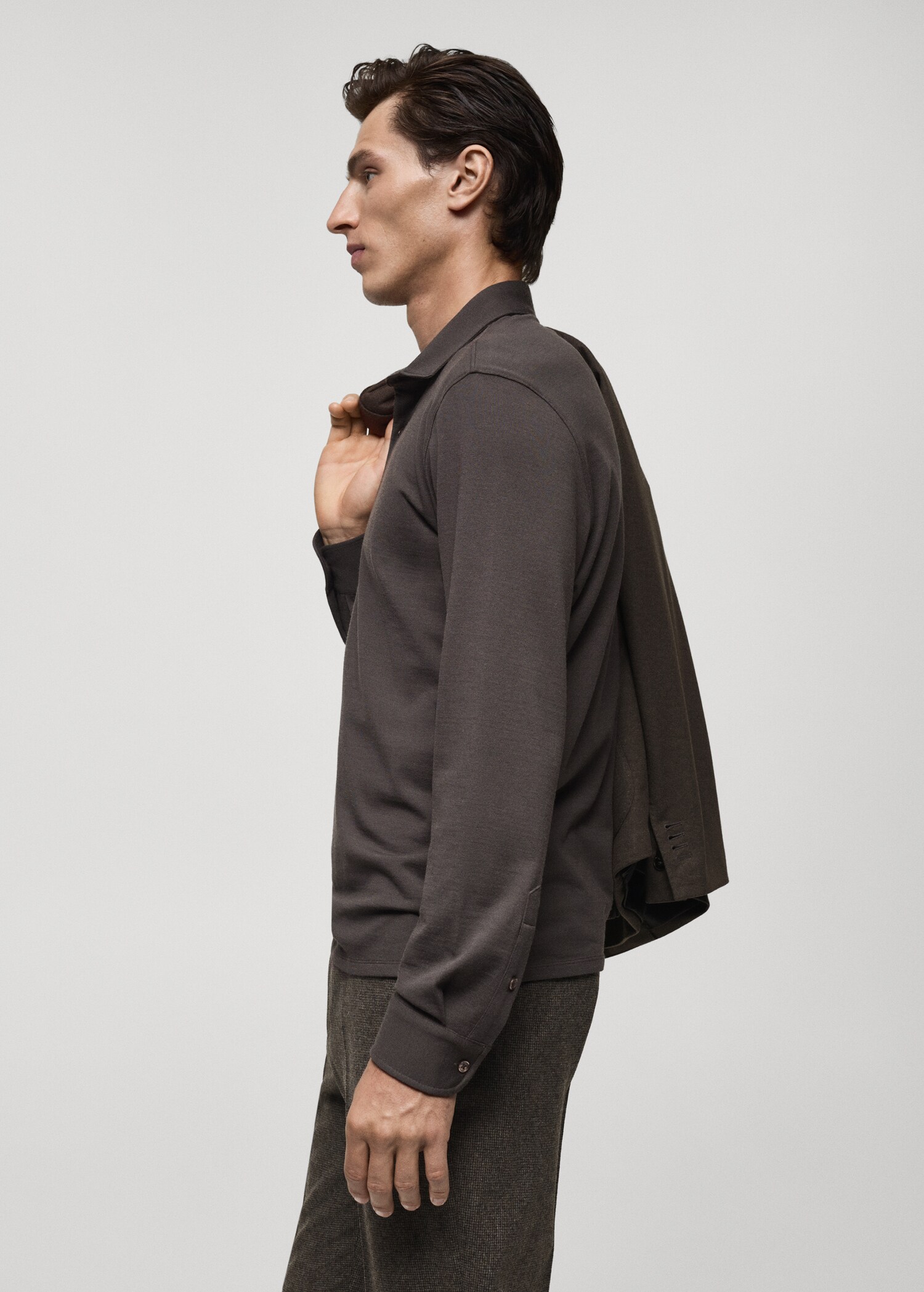 Πόλο μάλλινο regular fit - Λεπτομέρεια του προϊόντος 2