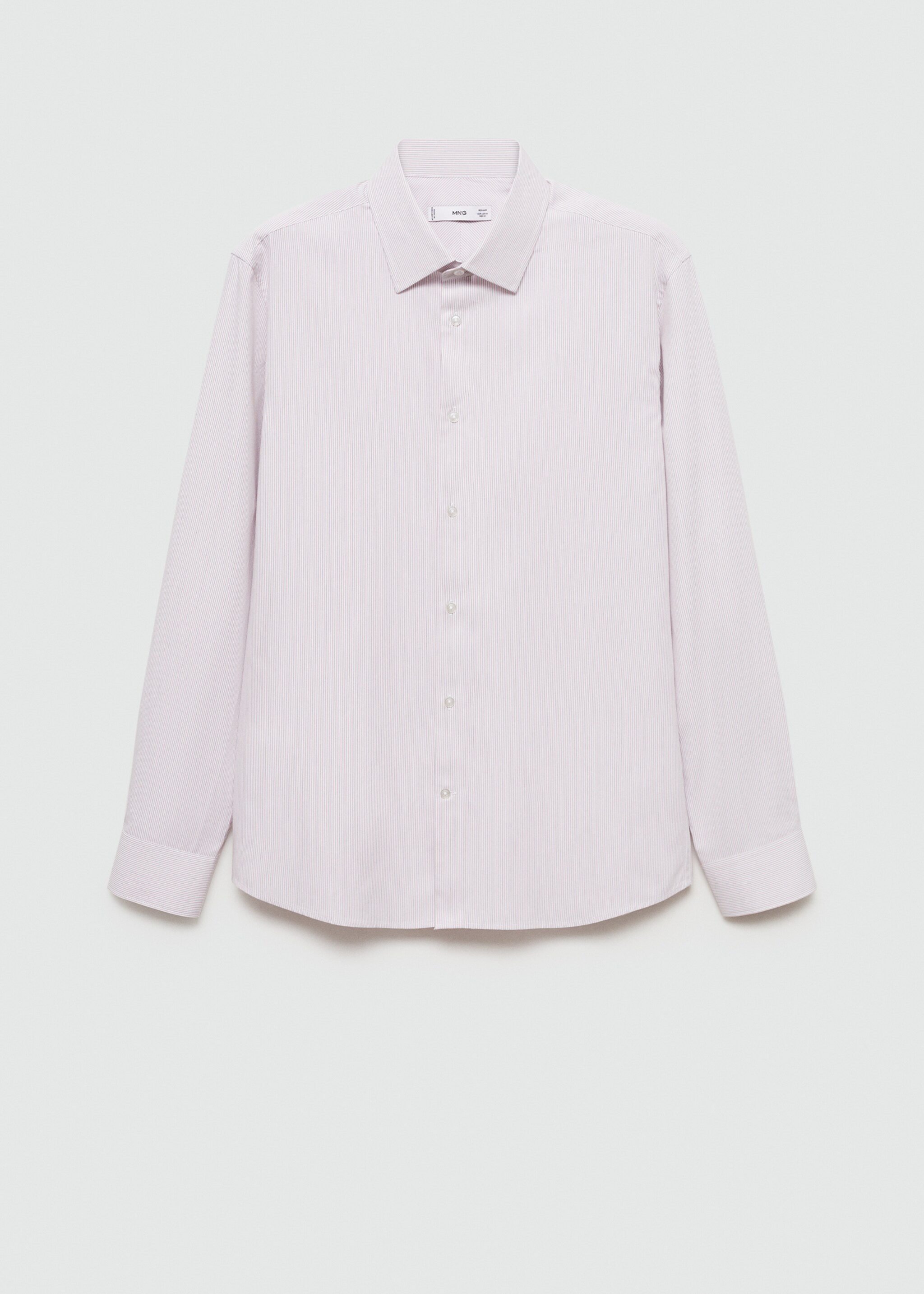 Camisa 100% cotó estampat ratlles - Article sense model, Rosa. Ref: 77097922-00.
