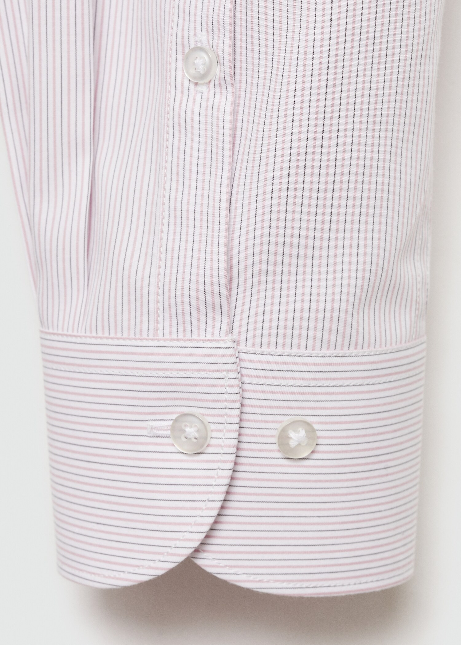 Camisa 100% cotó estampat ratlles - Detall de l'article 0