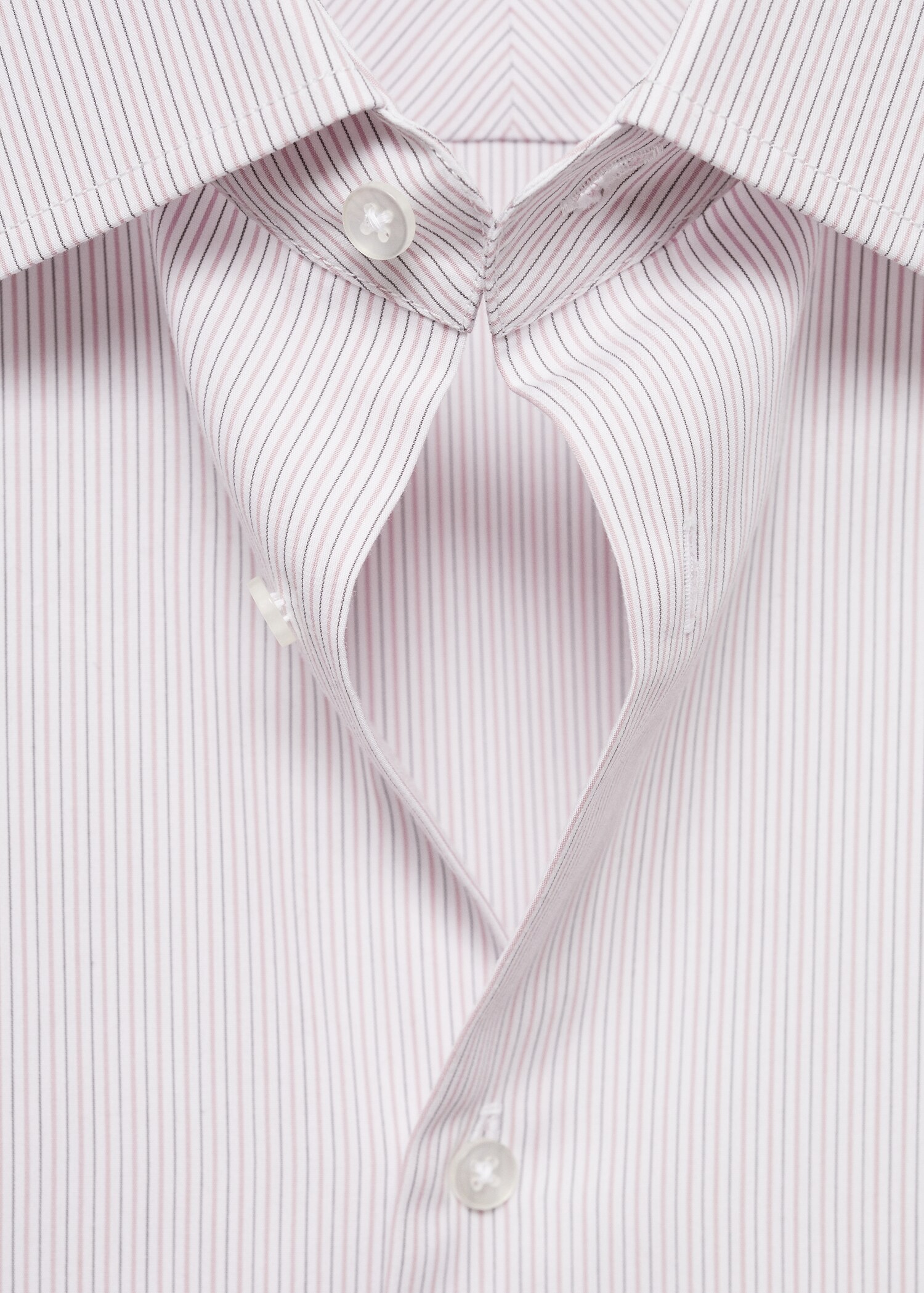 Camisa 100% cotó estampat ratlles - Detall de l'article 8