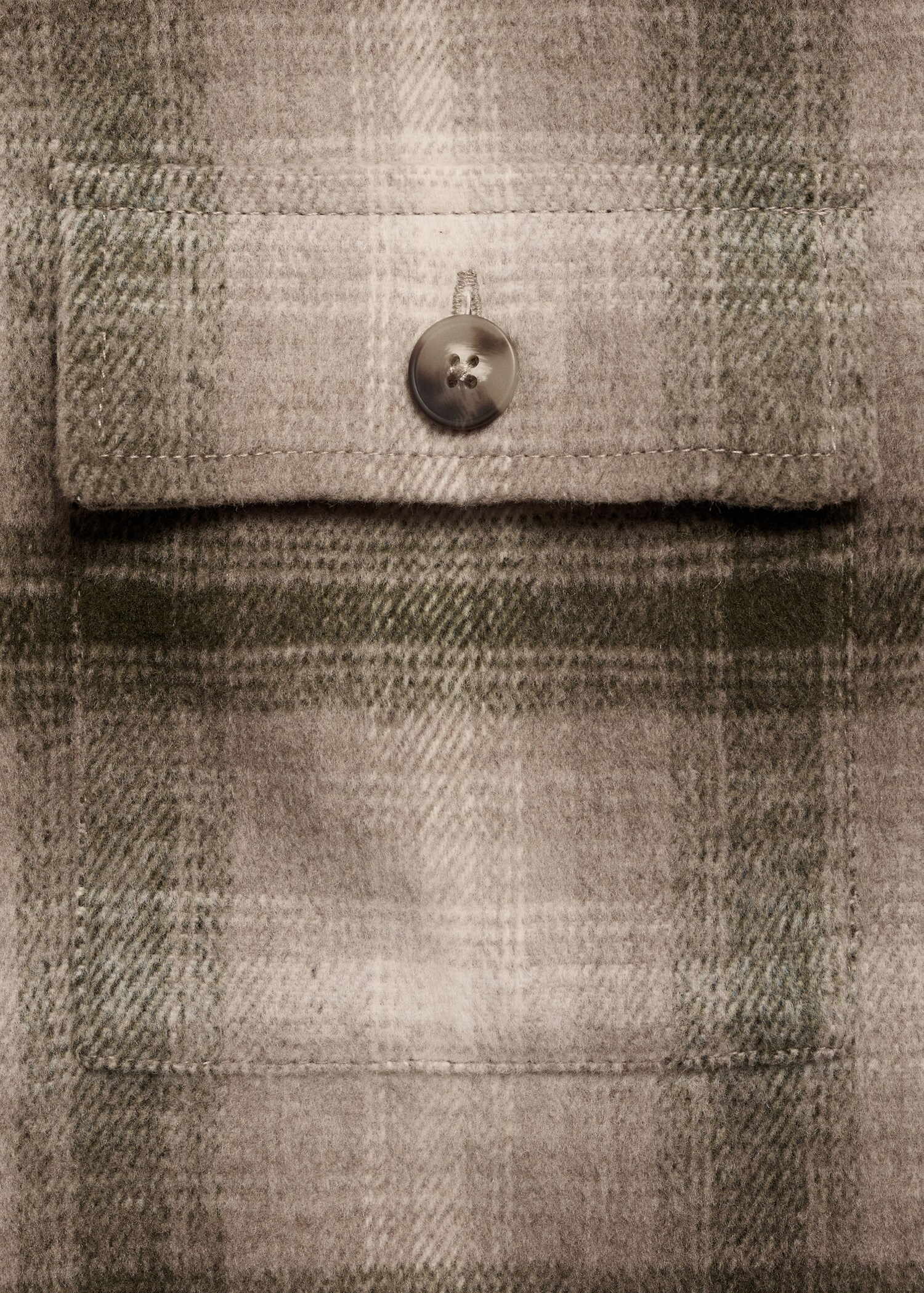 Sobrecamisa lana cuadros - Detalle del artículo 0