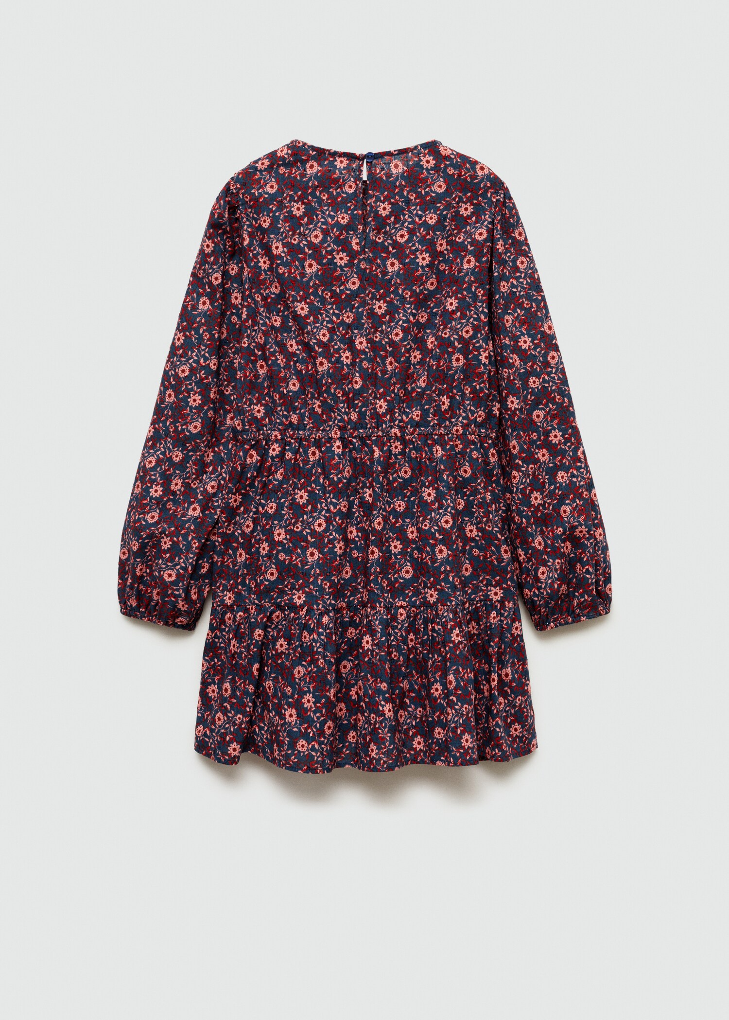 Ruched floral dress - Reverse of the article