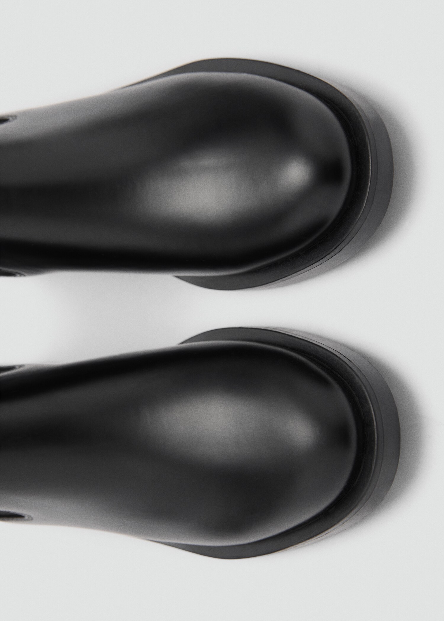 Ankle boots with elastic panel and buckle - Details of the article 1