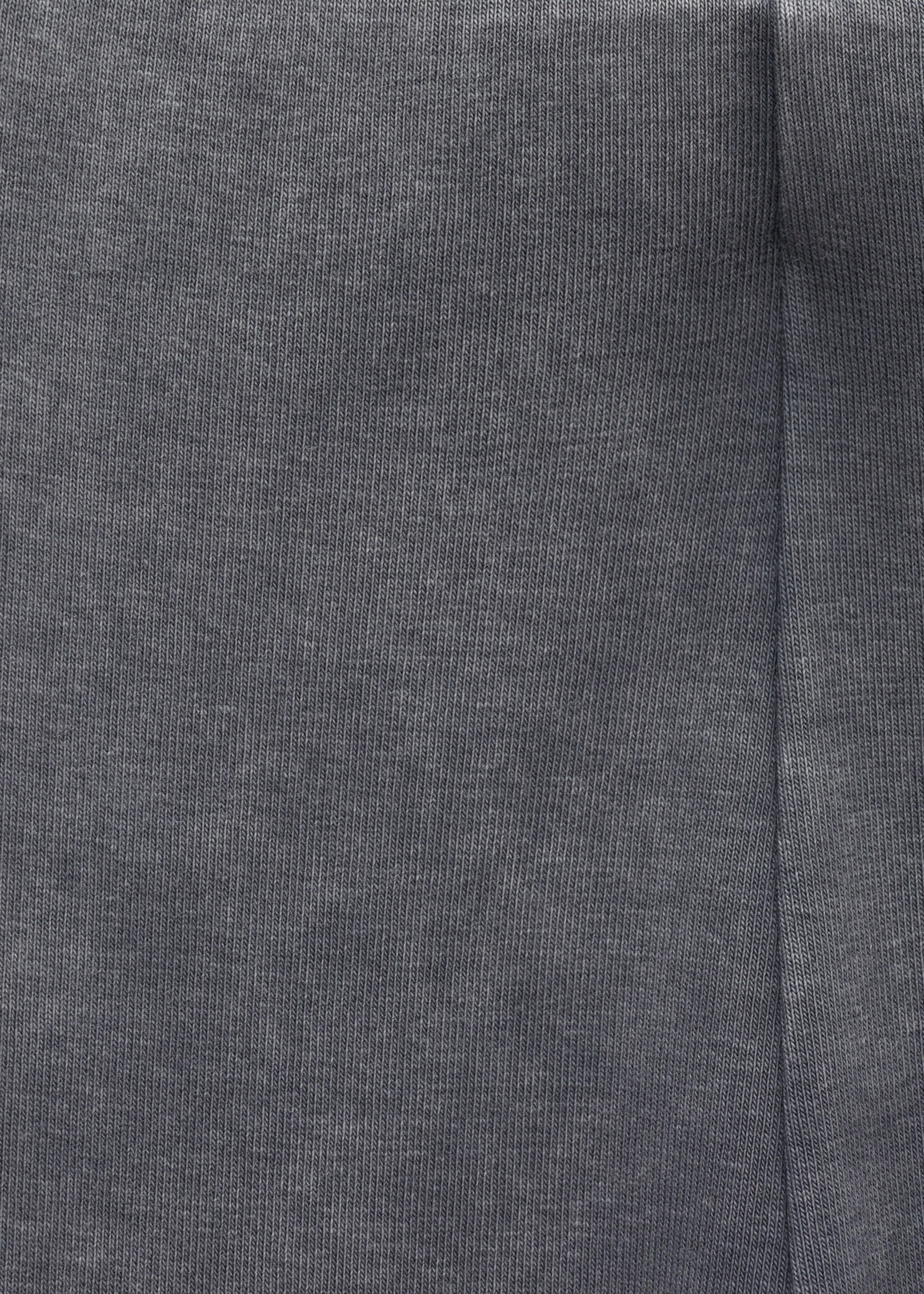 Ruched hem leggings - Details of the article 8, Grey. Ref: 77097937-00.
