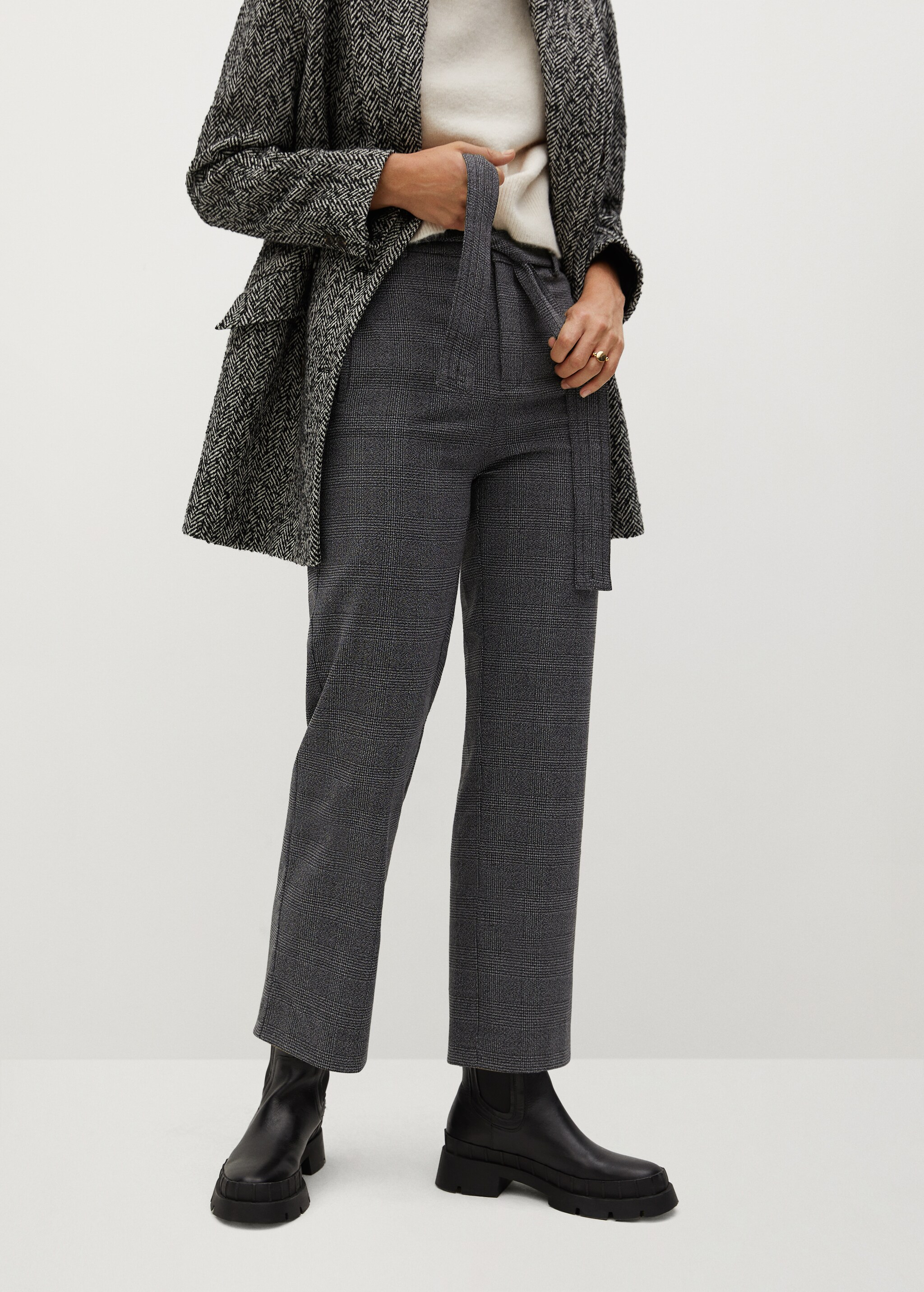 Bow straight trousers - Medium plane