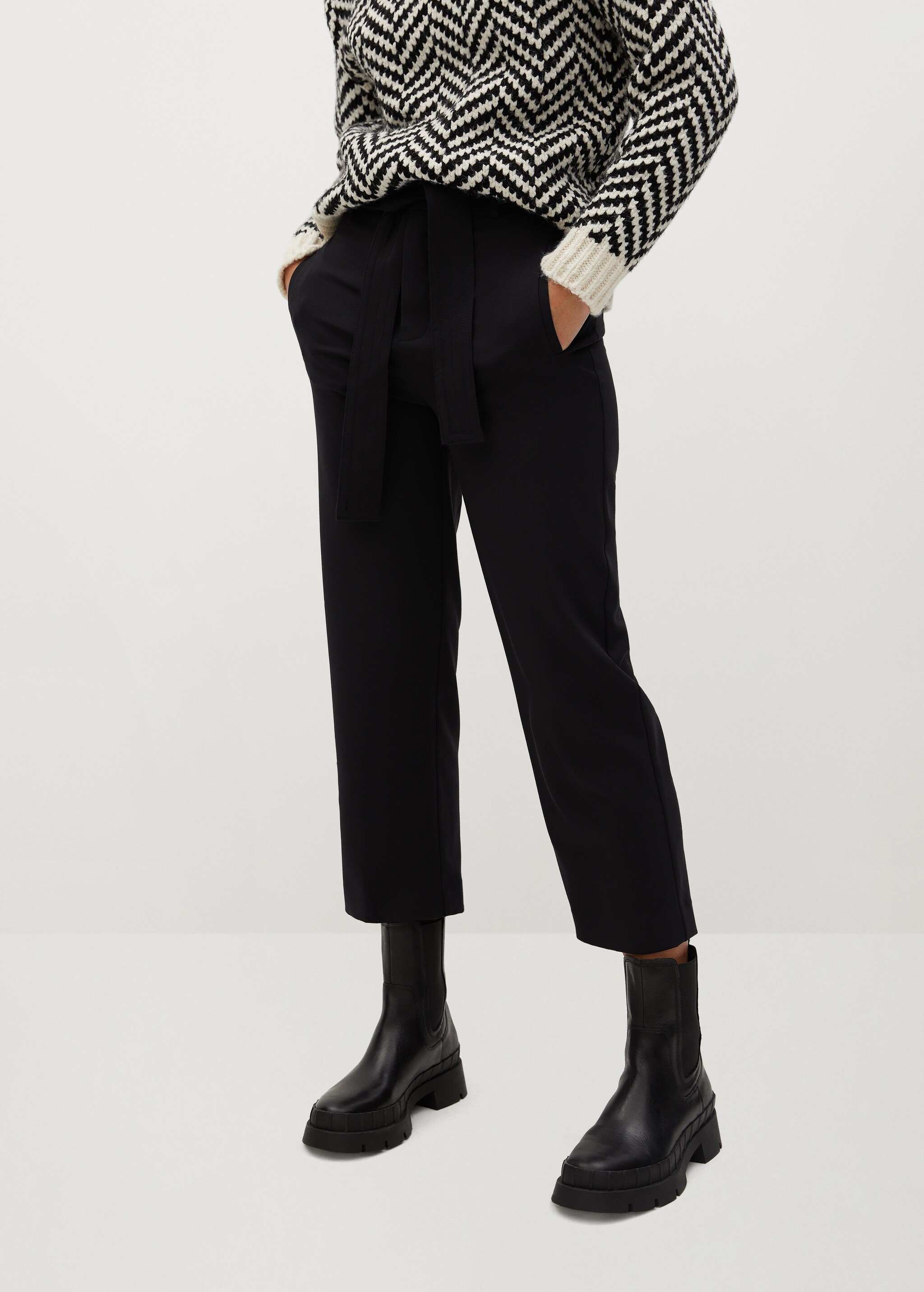 Bow straight trousers - Medium plane