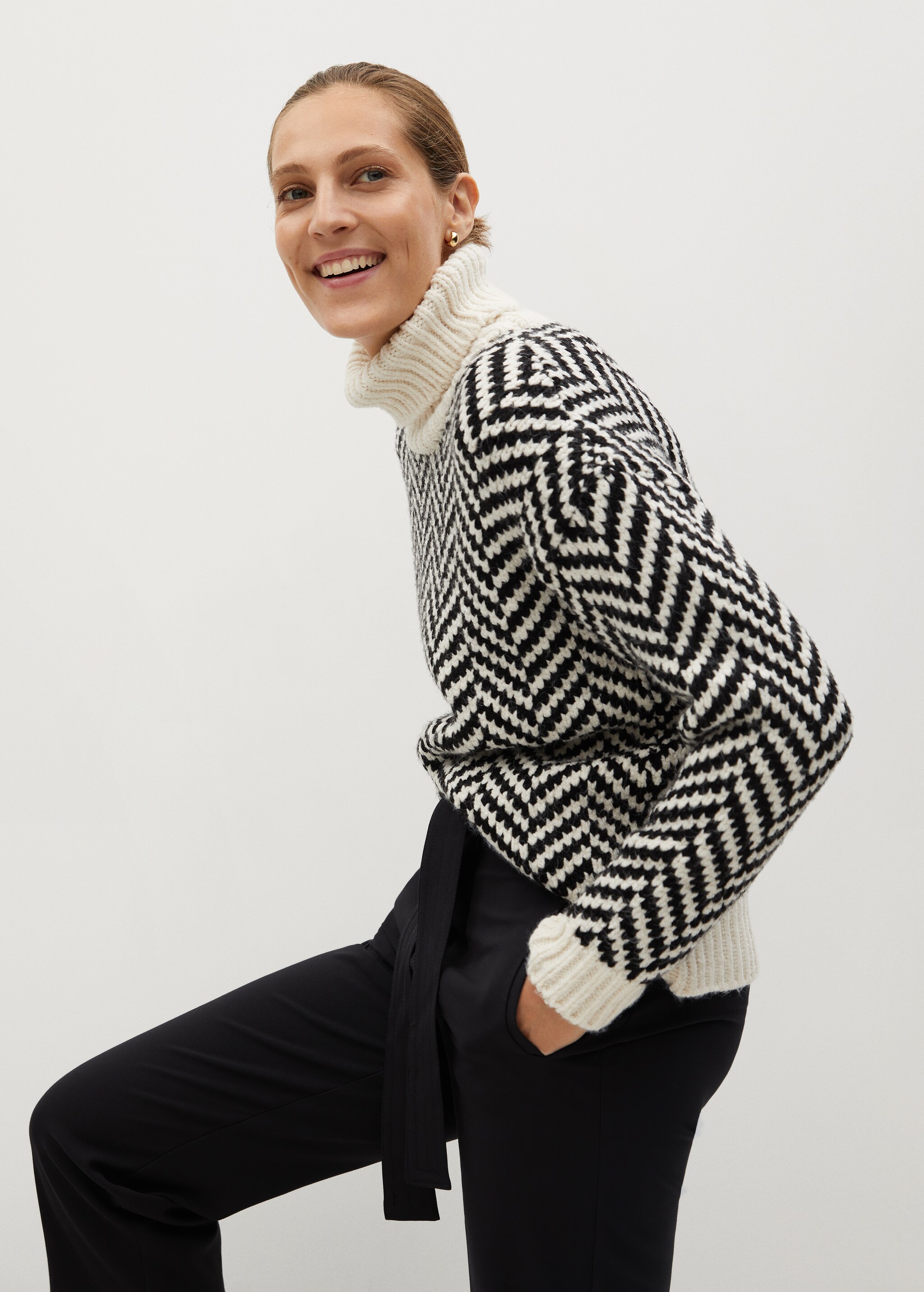 Bow straight trousers - Details of the article 2