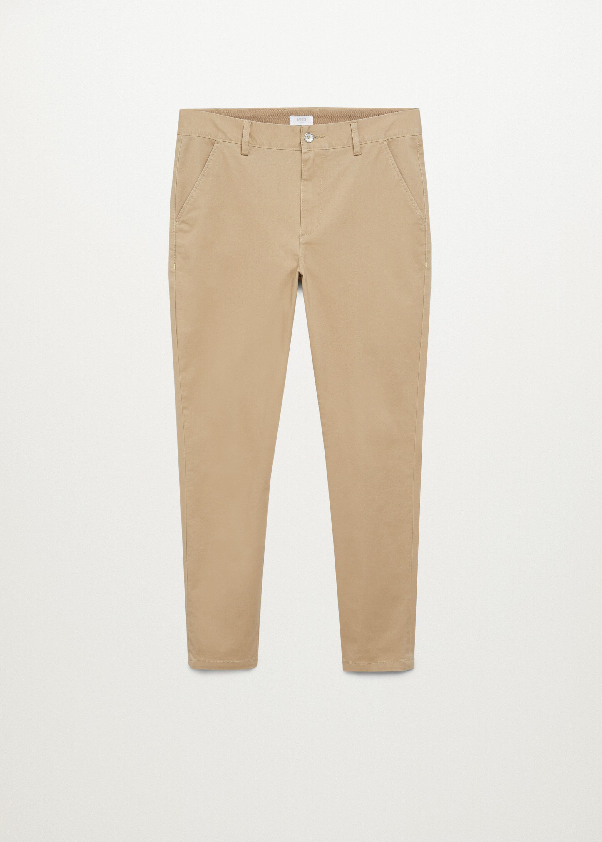 Straight flannel trousers - Article without model