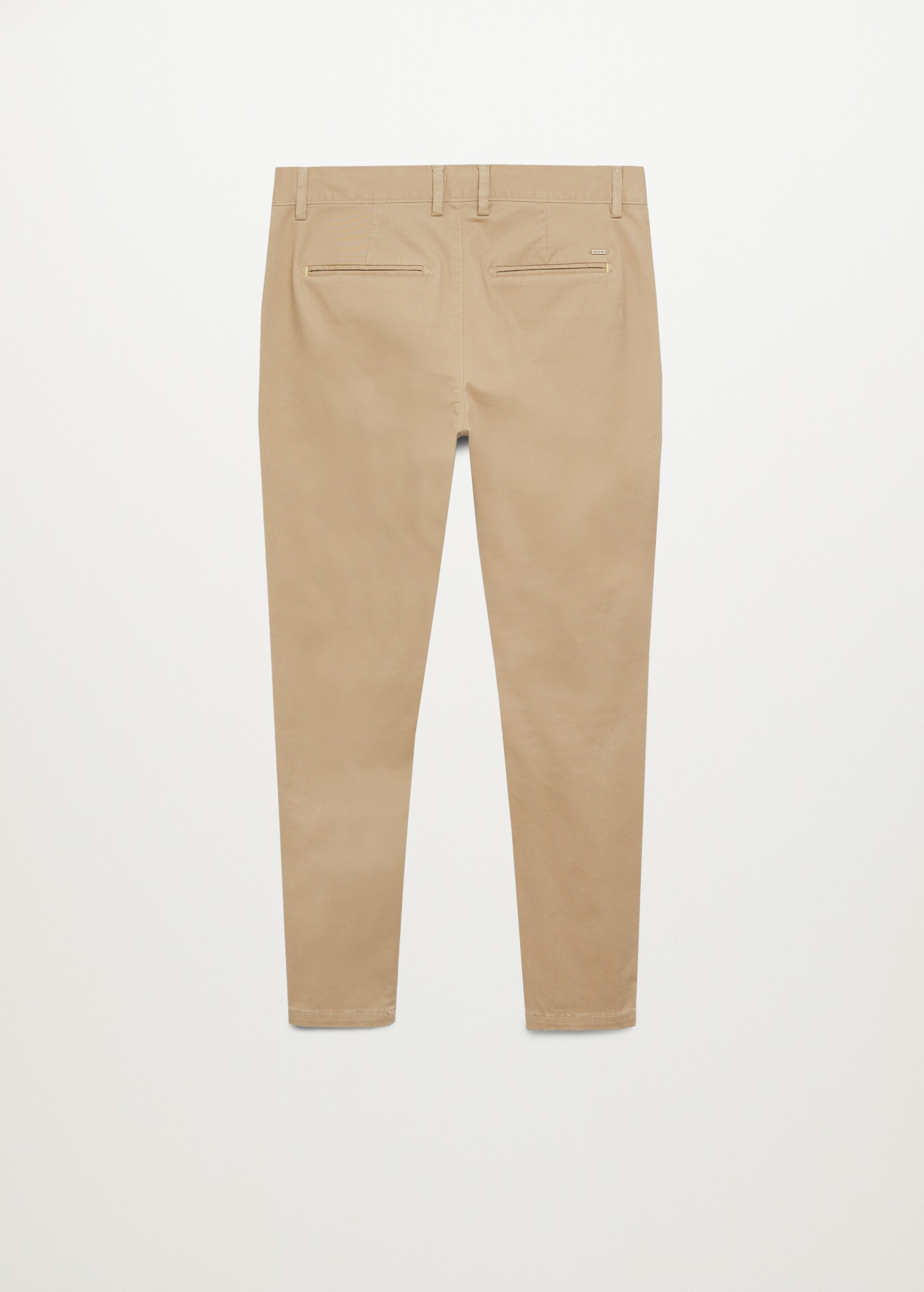 Straight flannel trousers - Reverse of the article