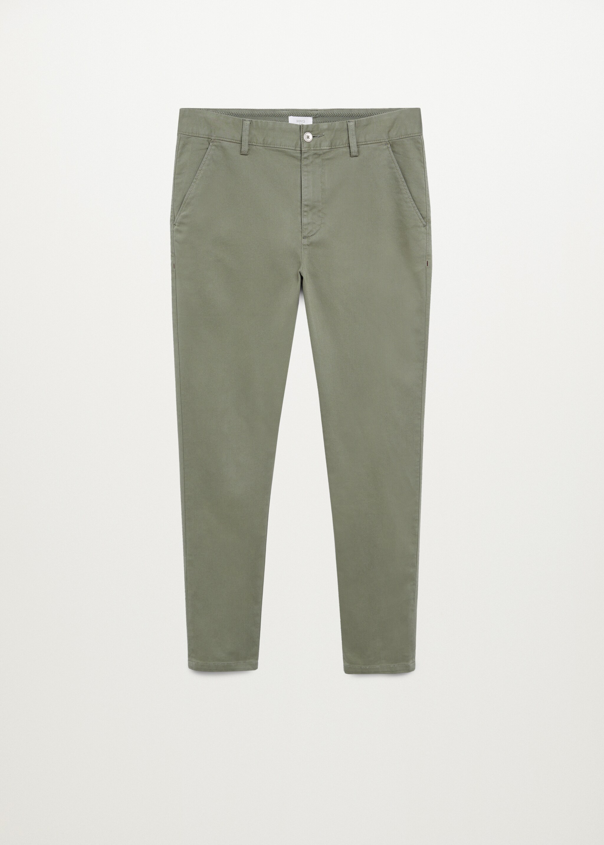 Straight flannel trousers - Article without model