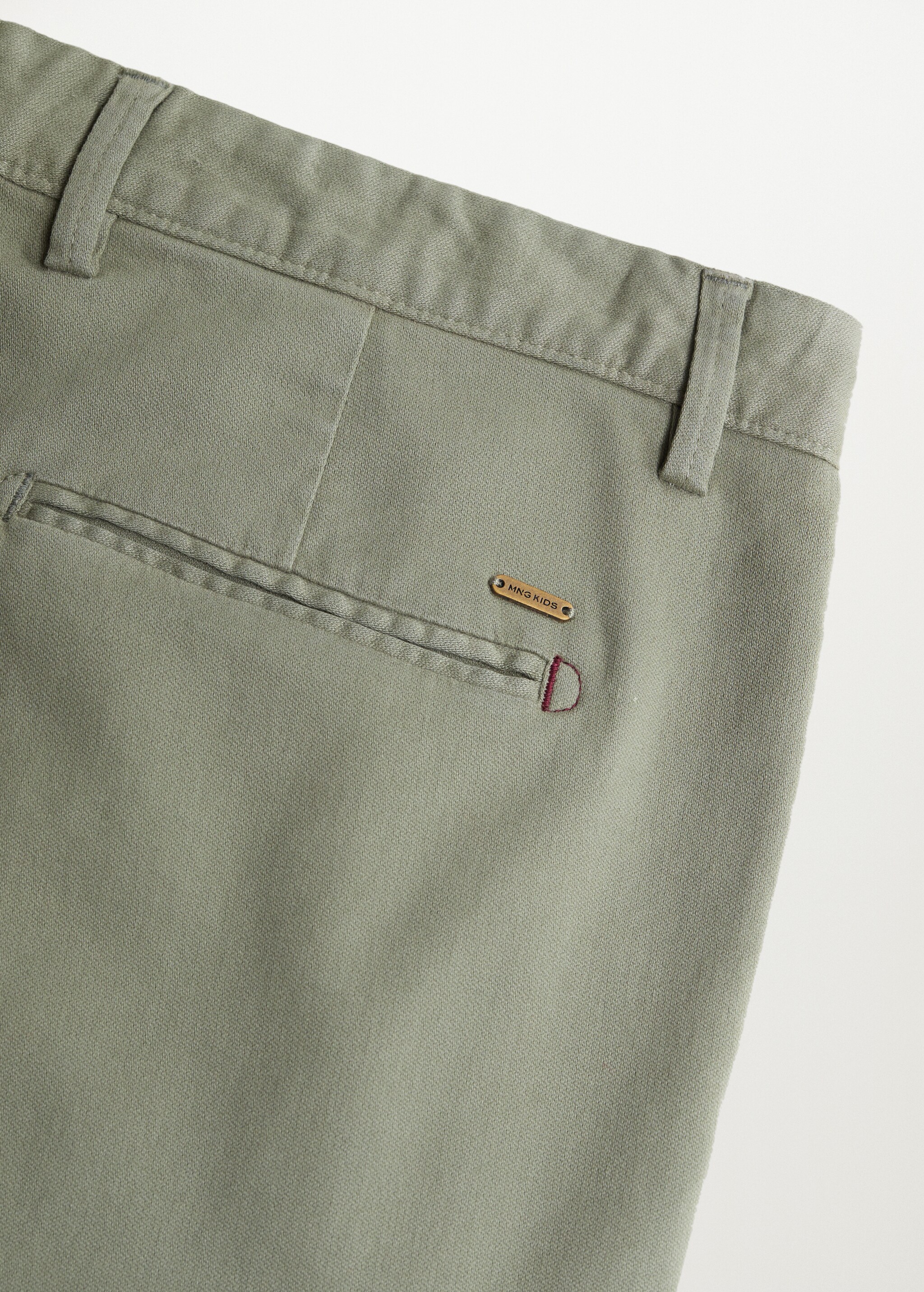 Straight flannel trousers - Details of the article 8