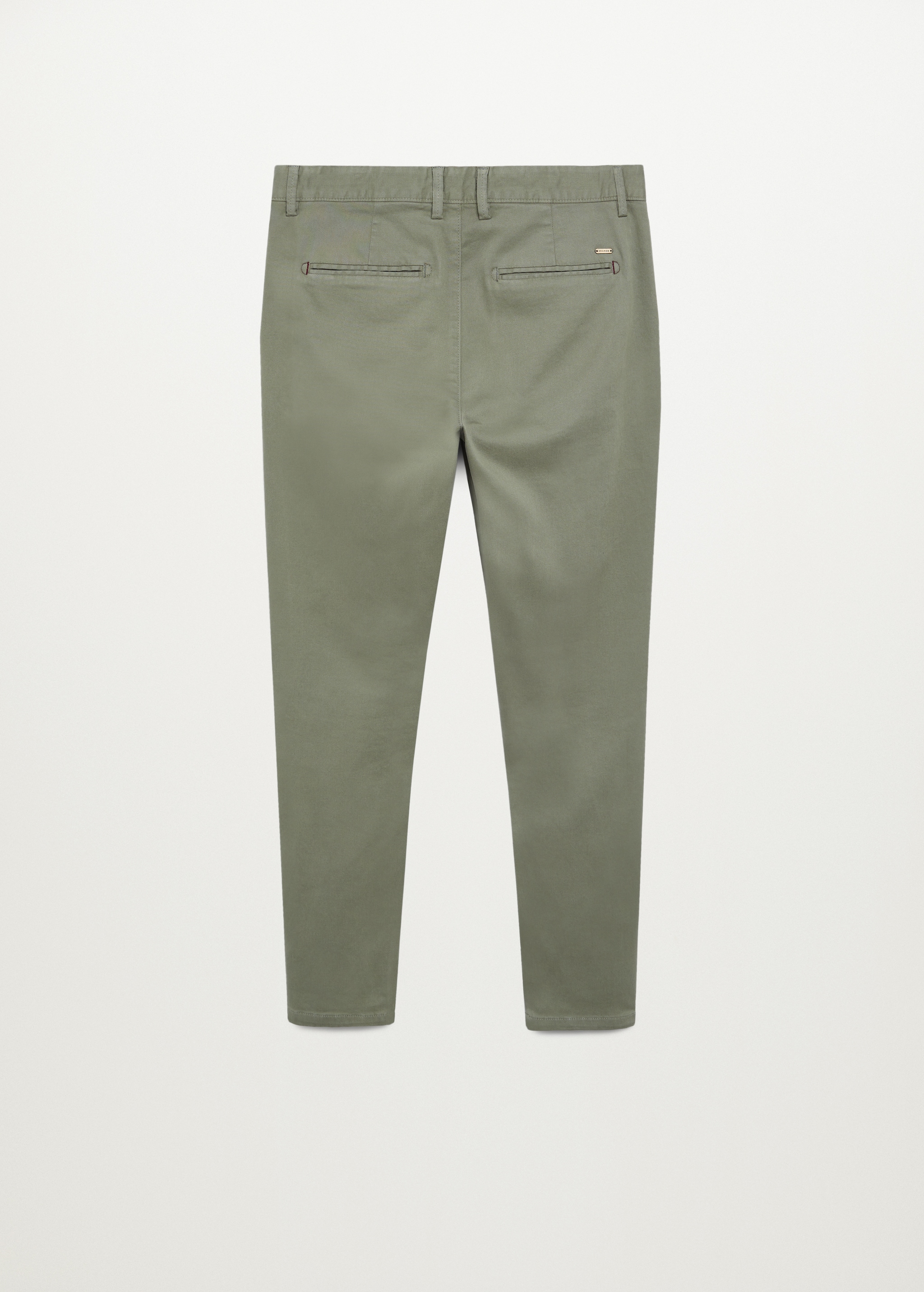 Straight flannel trousers - Reverse of the article