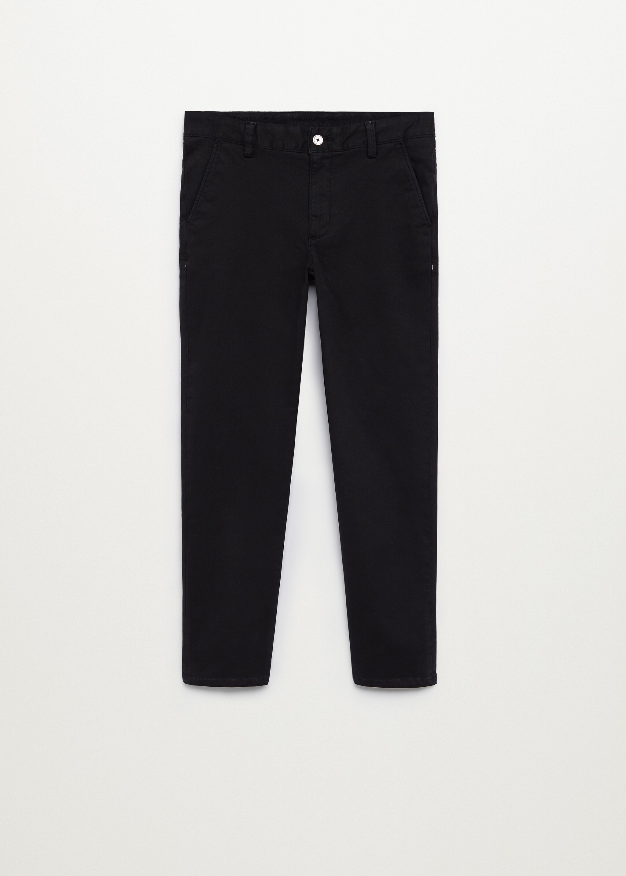 Straight flannel trousers - Article without model