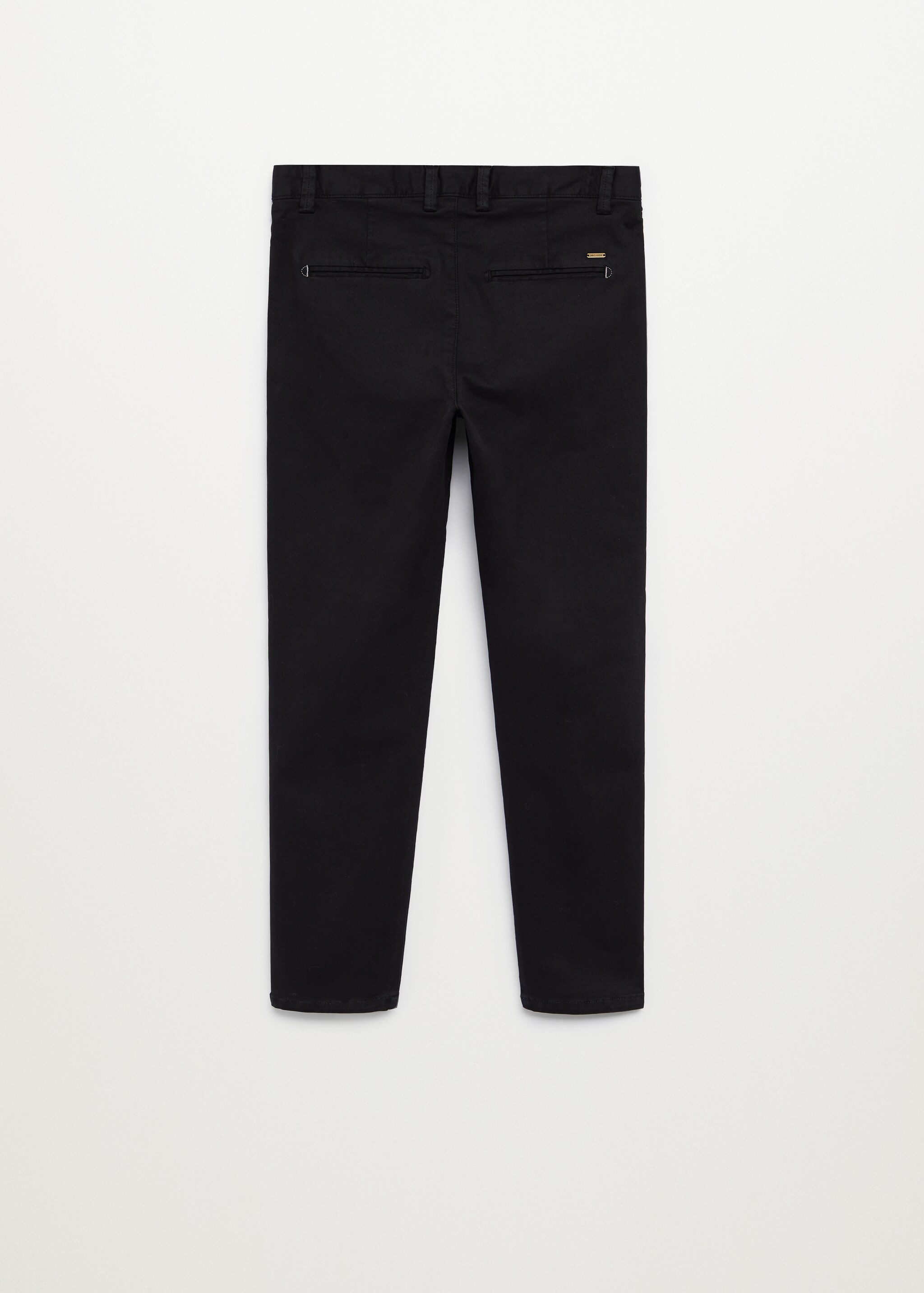 Straight flannel trousers - Reverse of the article