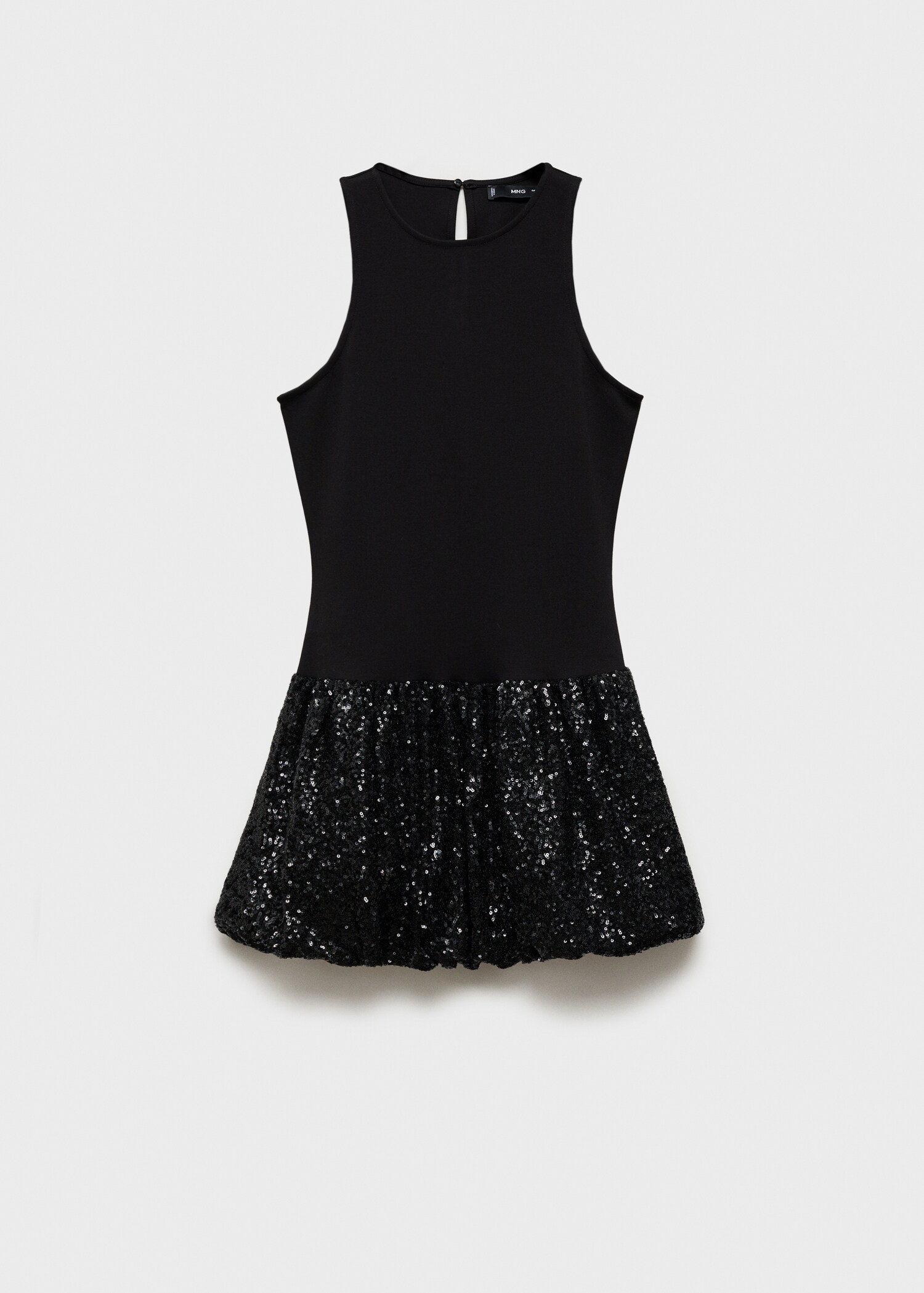 Vestido falda globo lentejuelas - Artículo sin modelo