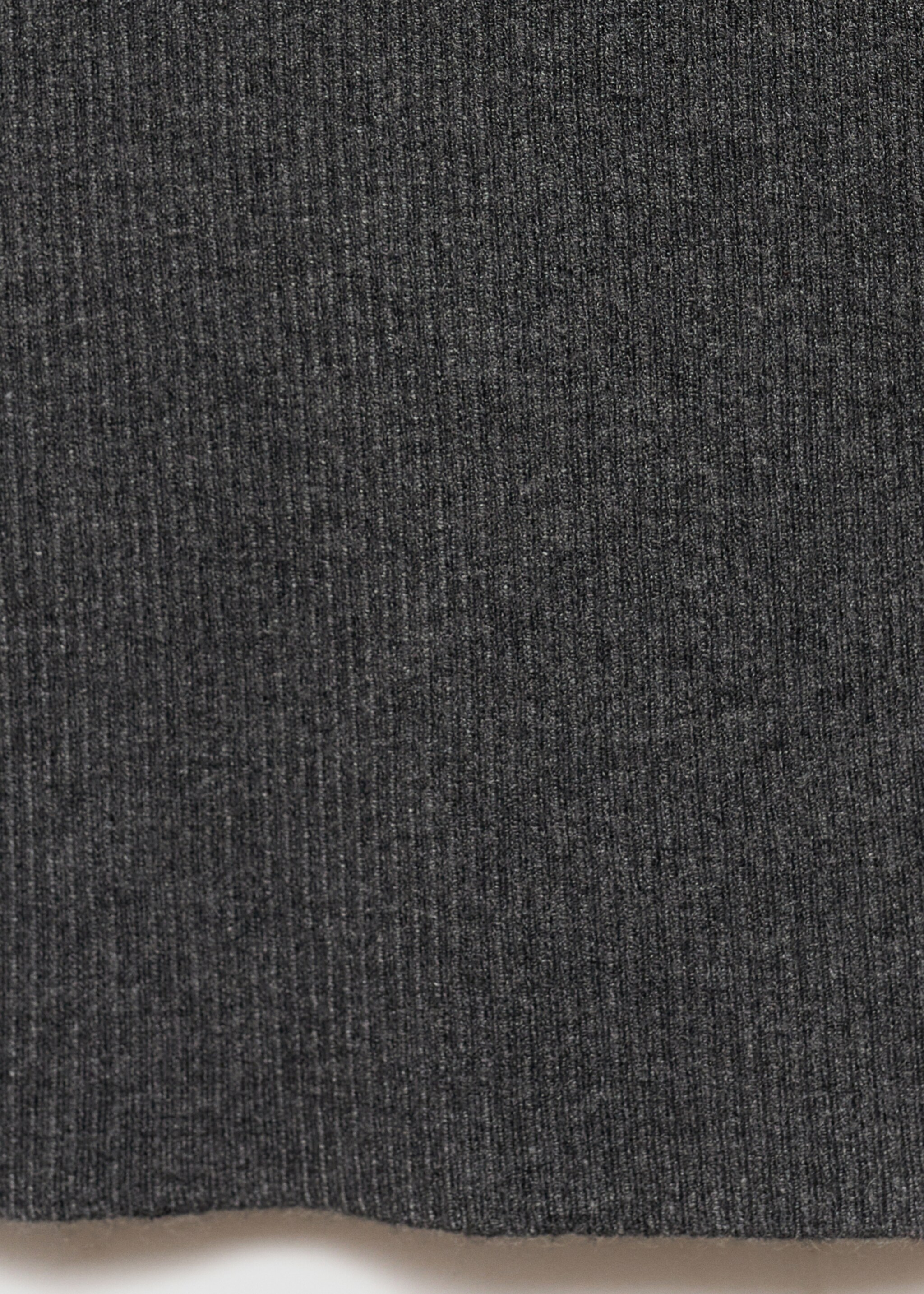 Flared-Leggings mit Rippmuster - Detail des Artikels 0, Anthrazit. Ref: 77098272-00.