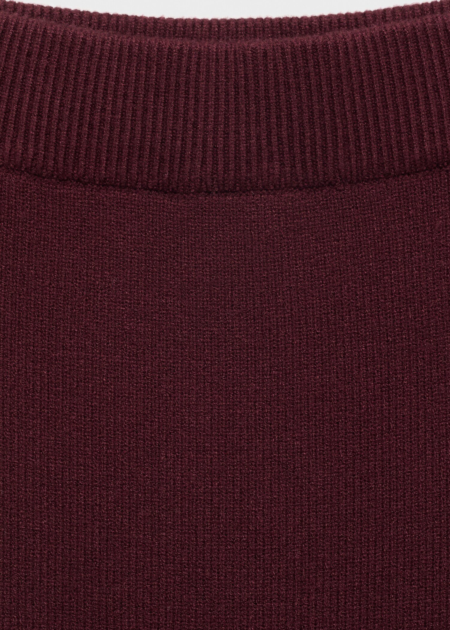 Ribbed midi skirt - Details of the article 8