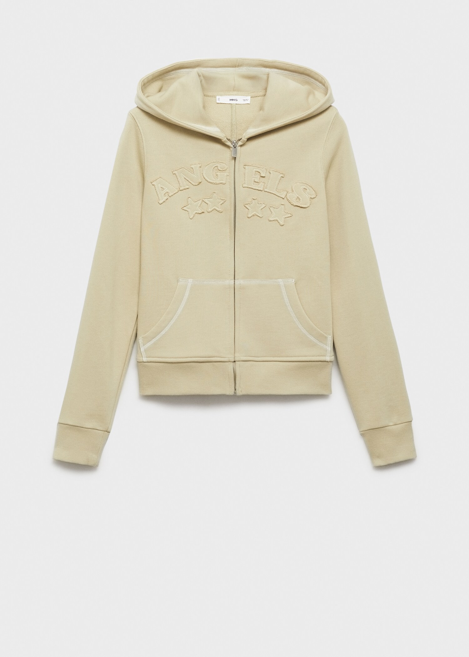 Baumwoll-Sweatshirt mit Schriftzug - Artikel ohne Model