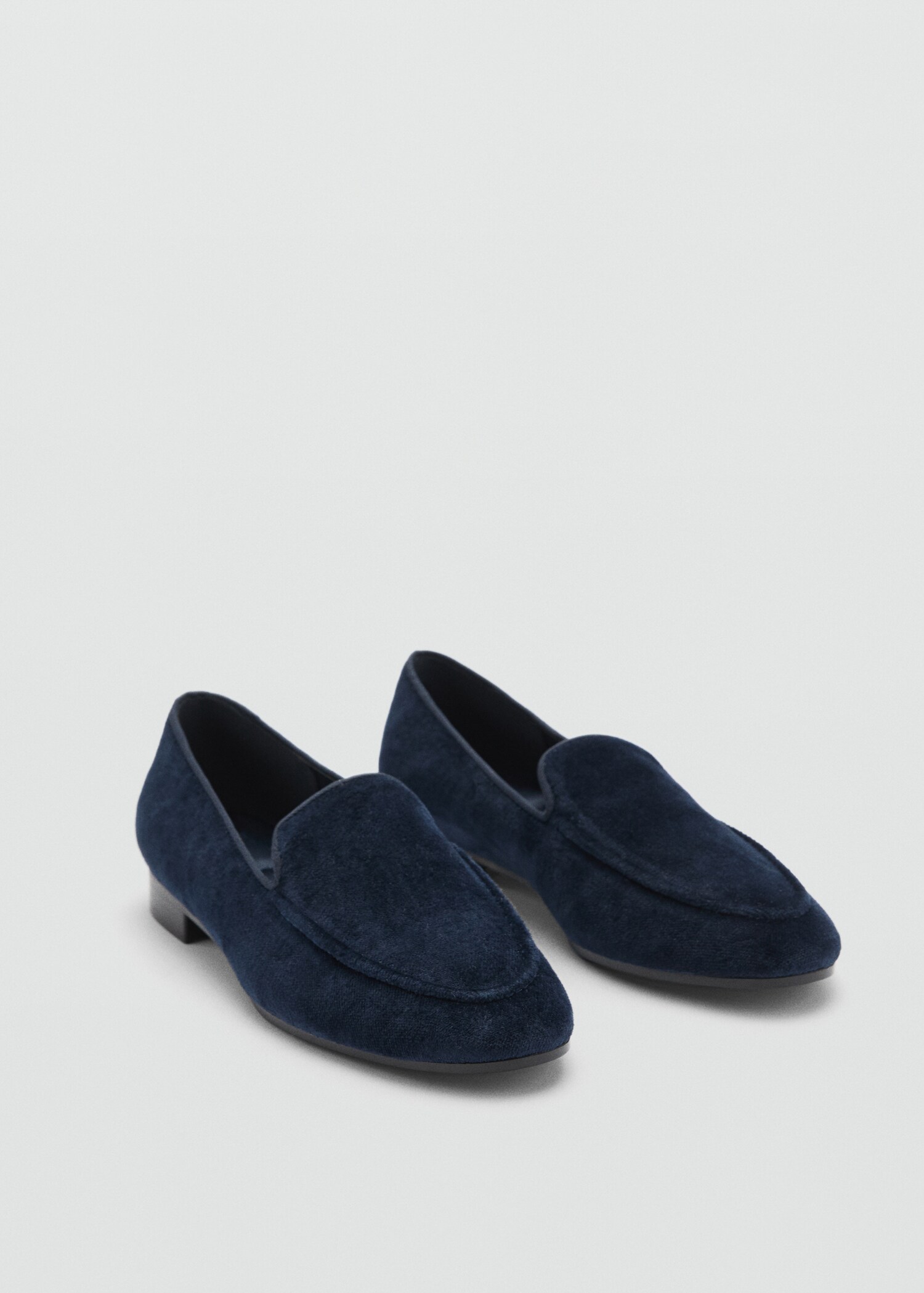 Mocassins velours - Plan moyen
