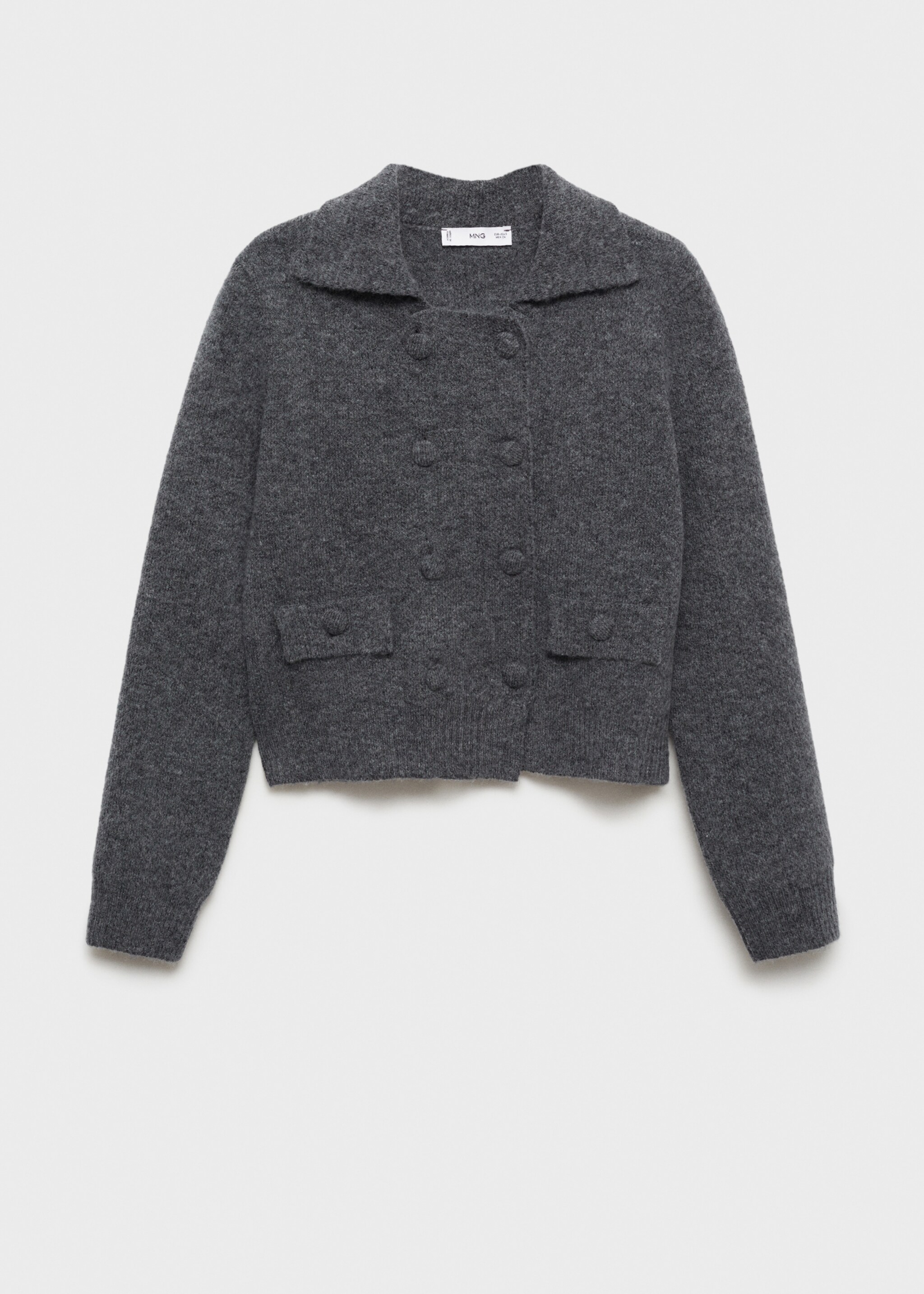 Chaqueta punto doble botonadura - Artículo sin modelo, Gris. Ref: 77099054-00.