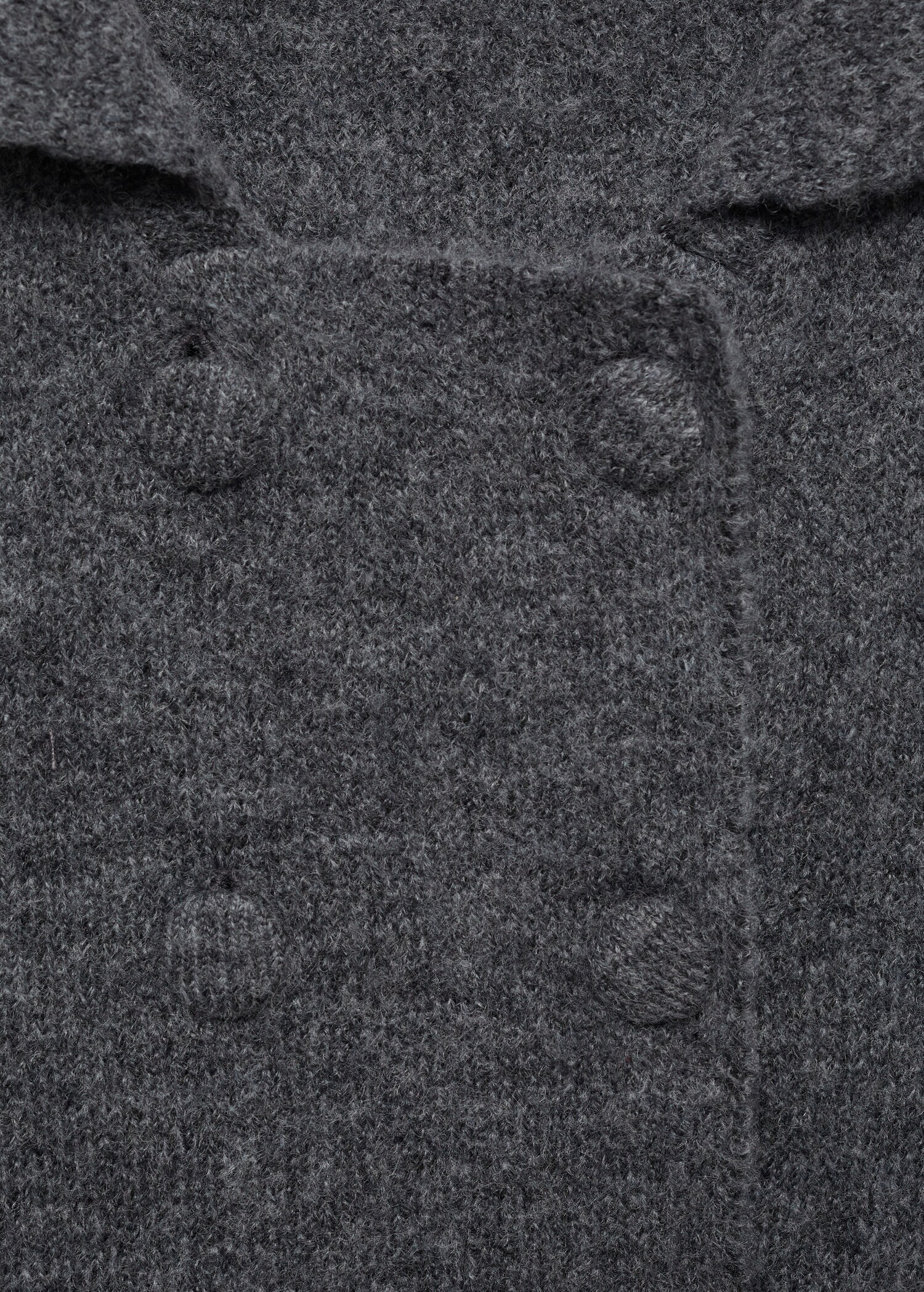 Double-breasted knitted jacket - Details of the article 8