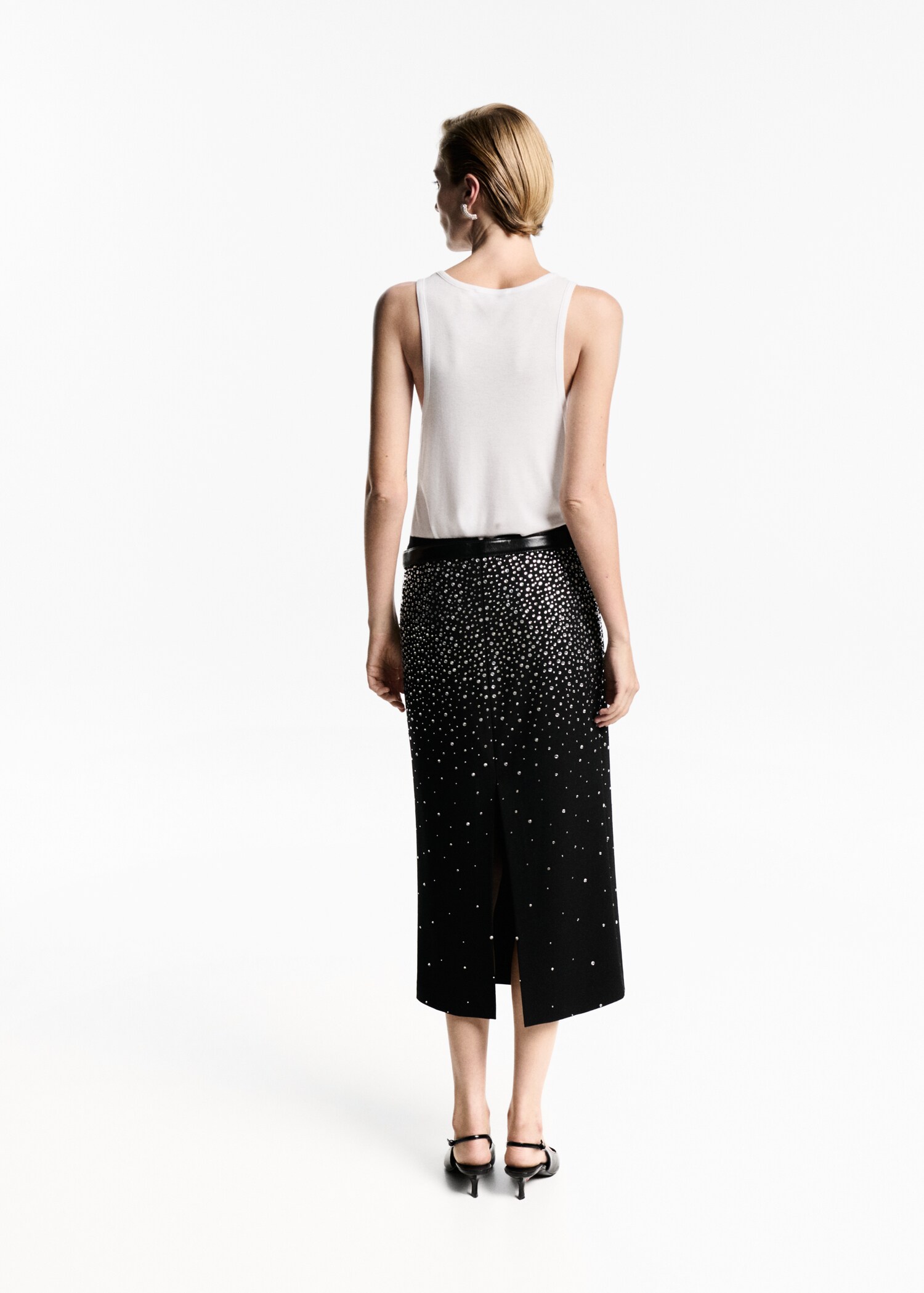 Gonna midi strass - Retro dell'articolo