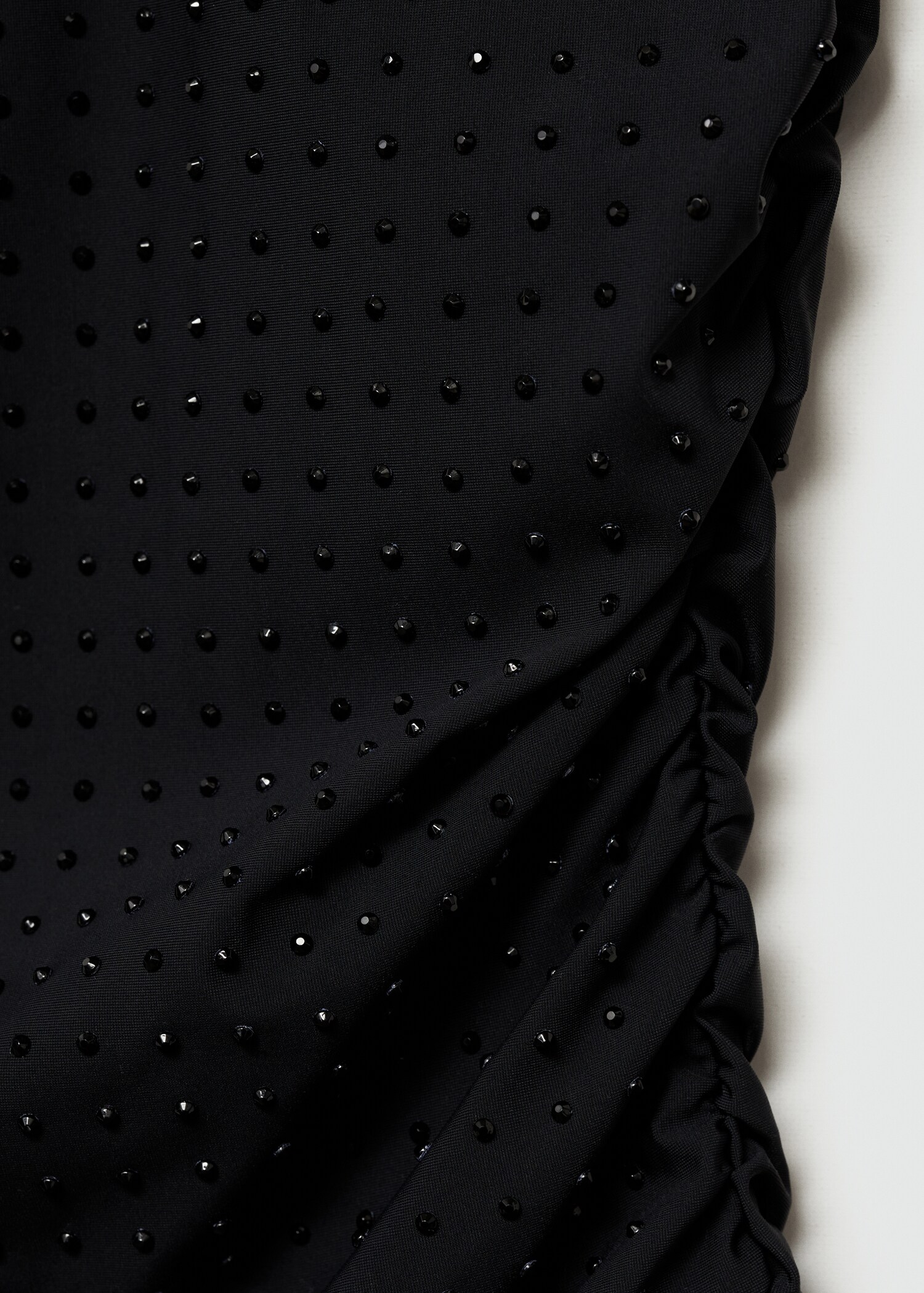 Gathered bodysuit with rhinestone detail - Details of the article 8