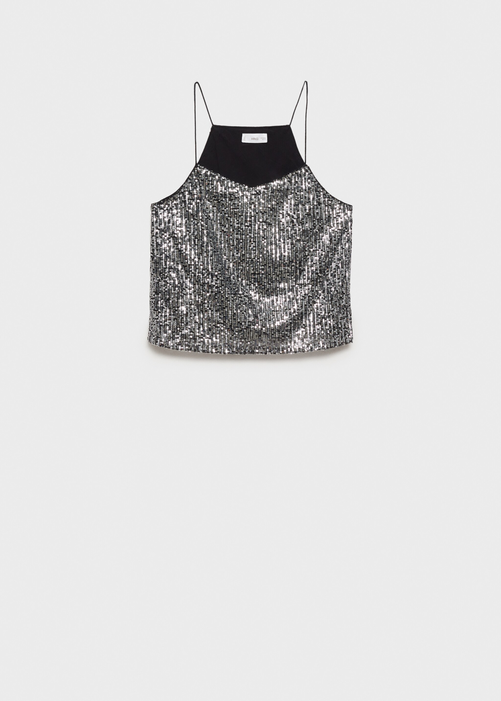 Pailletten-Top - Artikel ohne Model, Silber. Ref: 77099067-00.