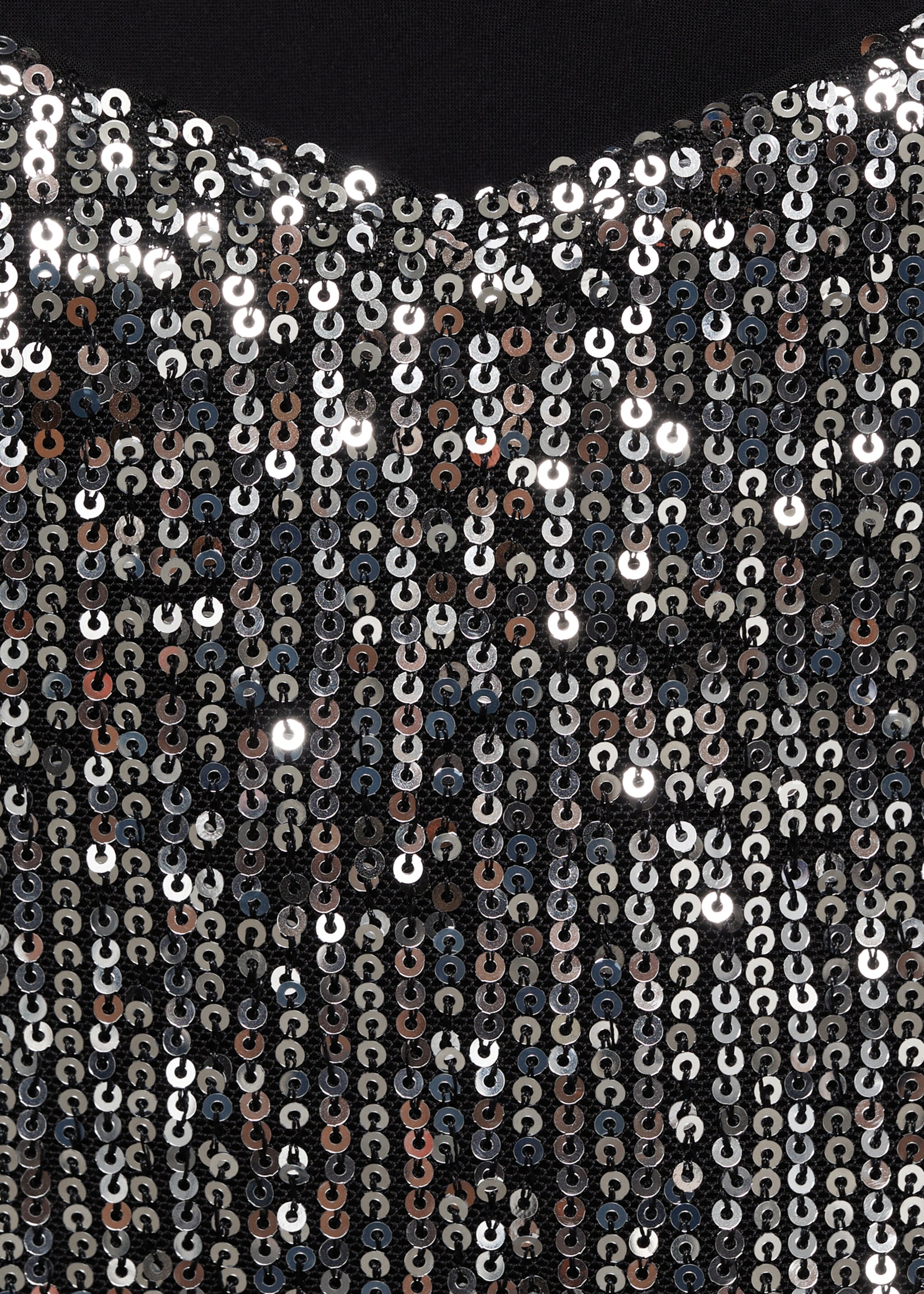 Pailletten-Top - Detail des Artikels 8, Silber. Ref: 77099067-00.