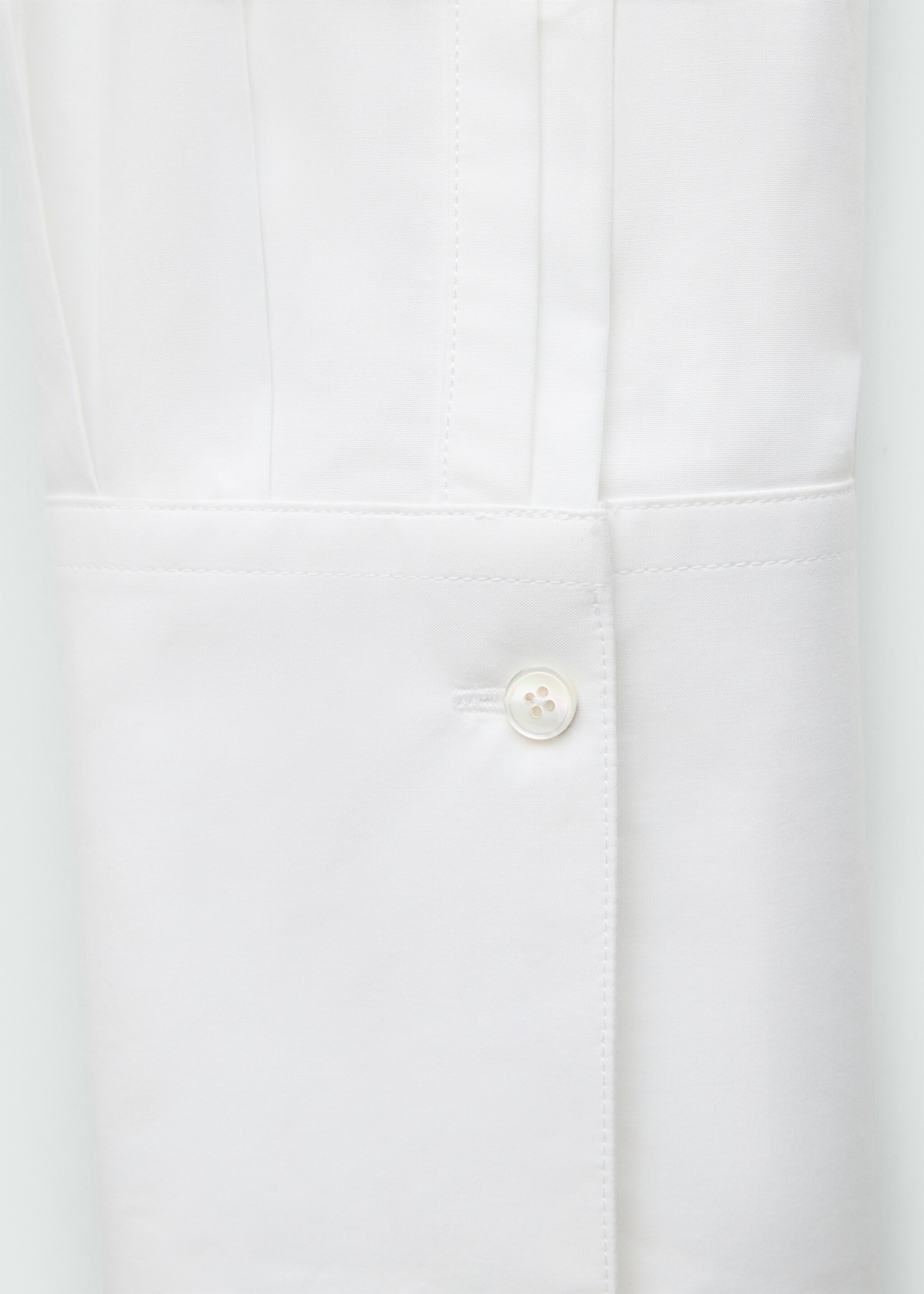 100% cotton oversized shirt - Details of the article 0, Off White. Ref: 77099073-00.