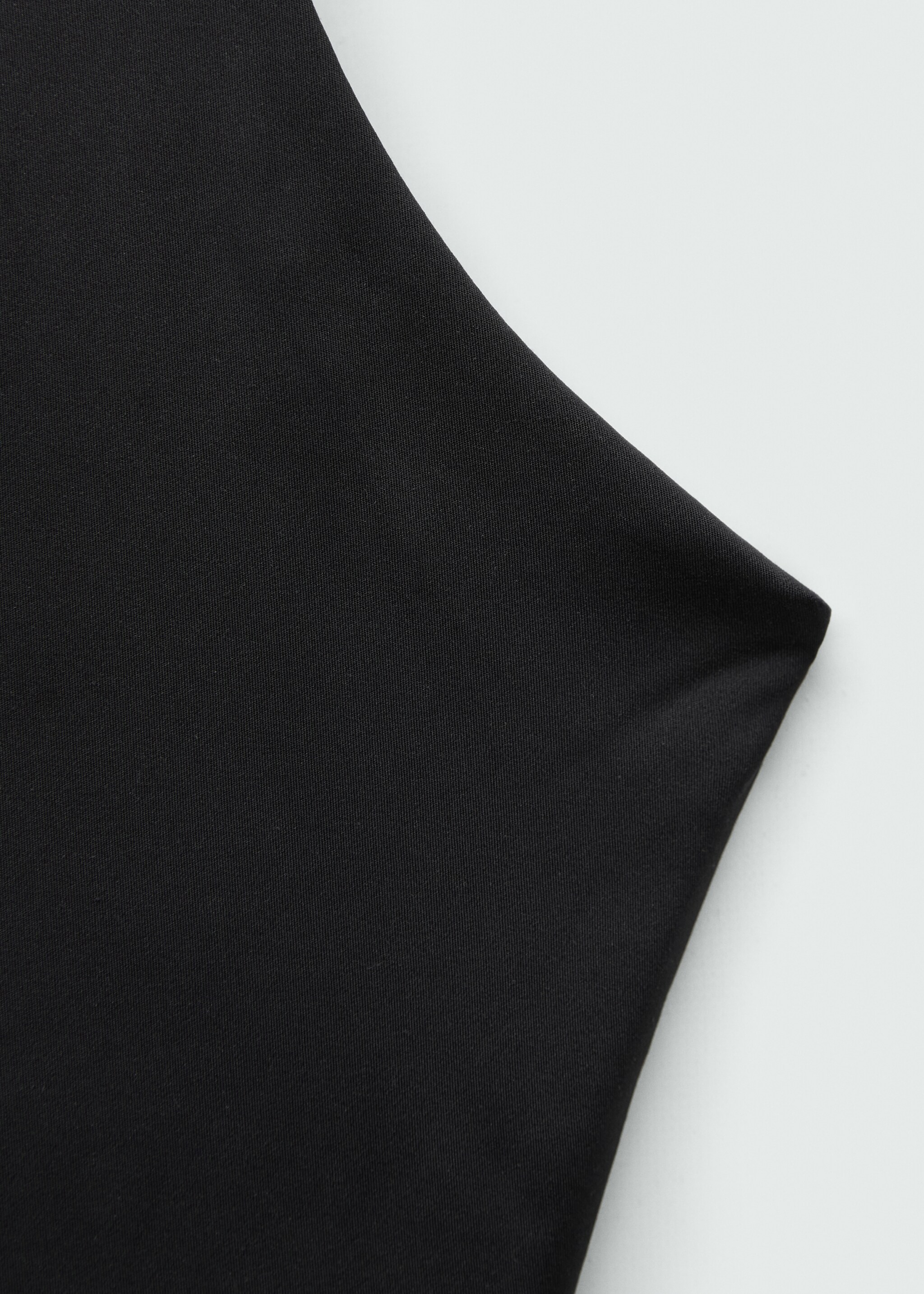 Low-neck bodysuit - Details of the article 0, Black. Ref: 77099074-00.
