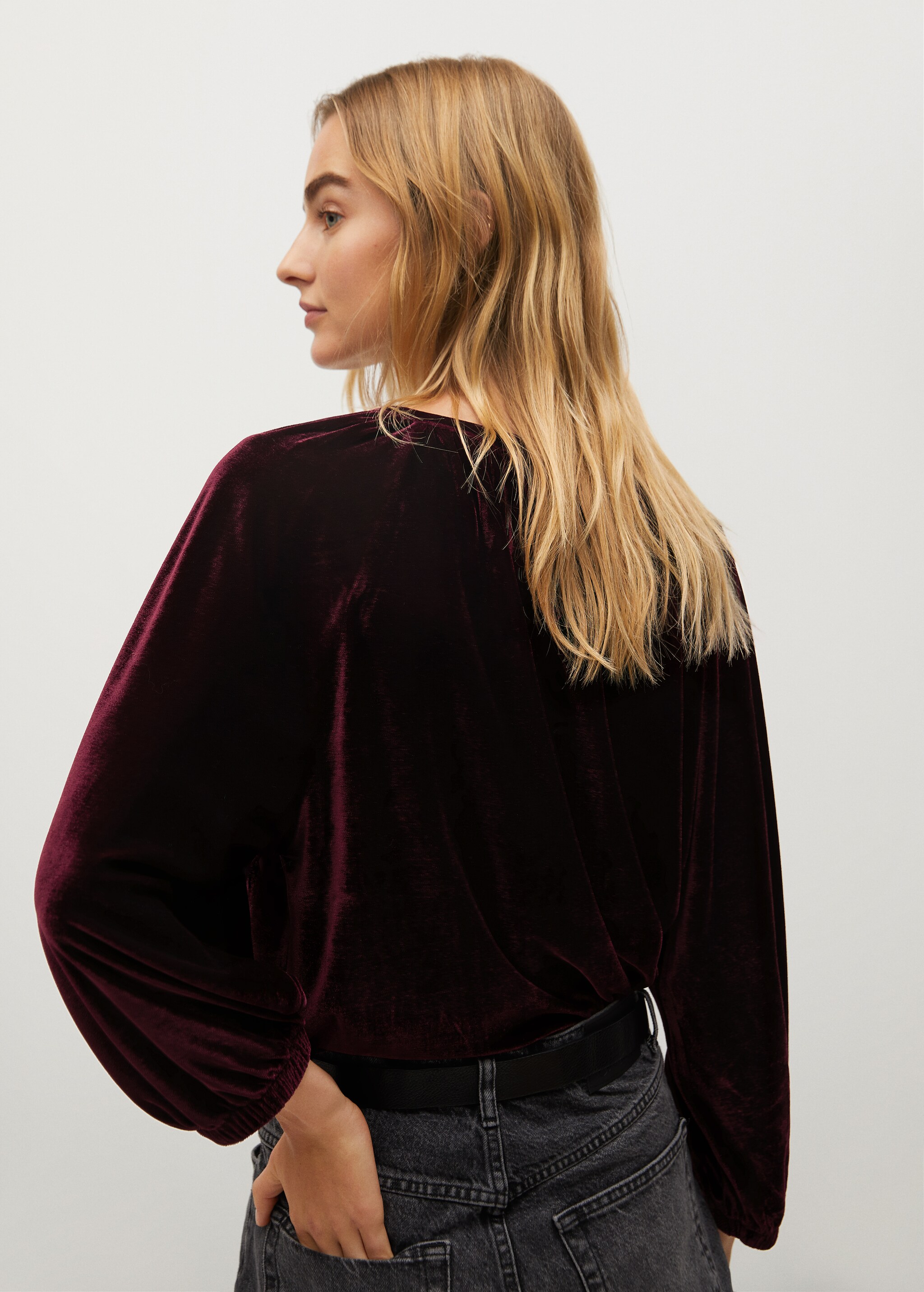 Blusa elbow-a - Reverso del artículo