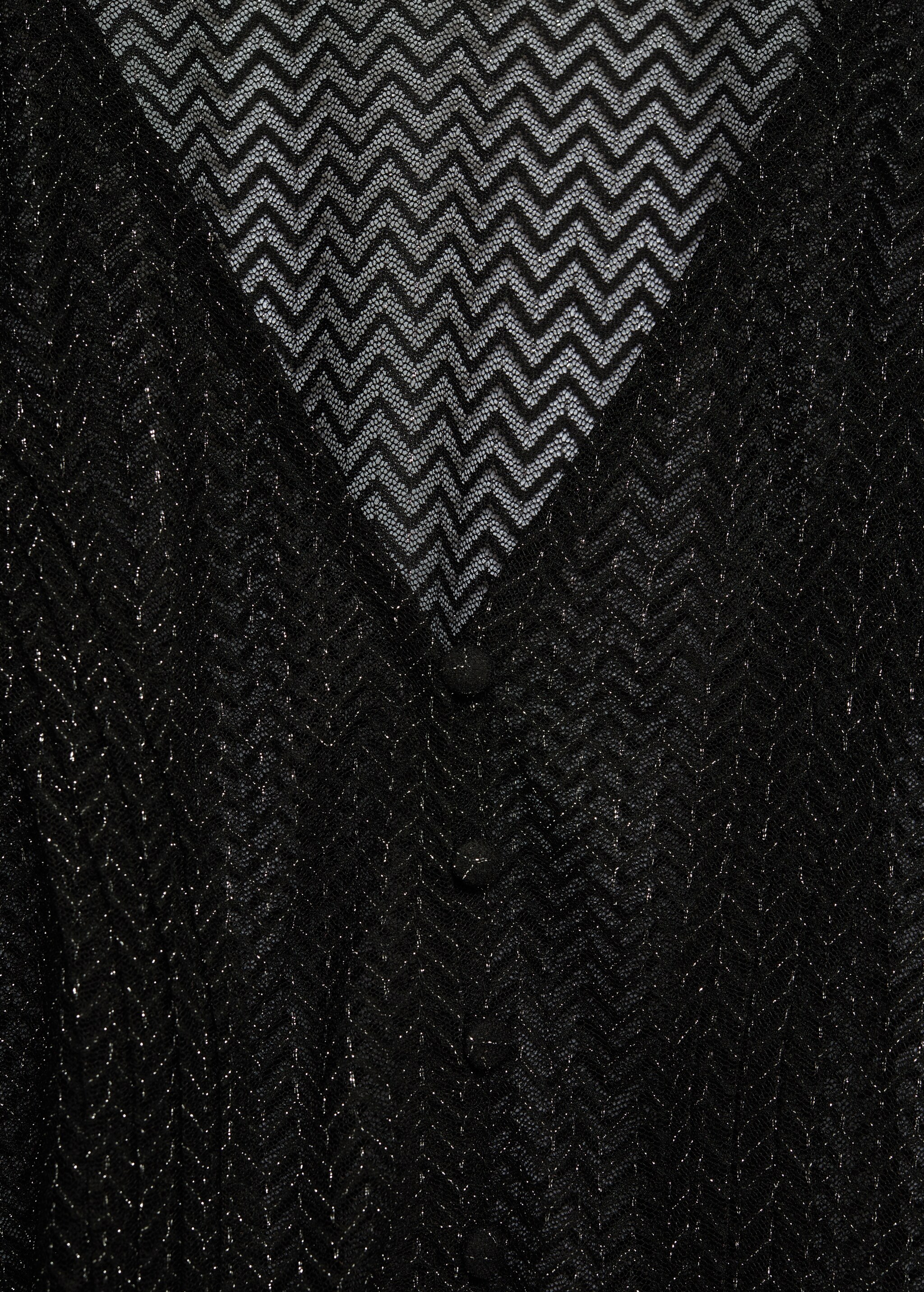 Glossed-effect appliqué blouse - Details of the article 8